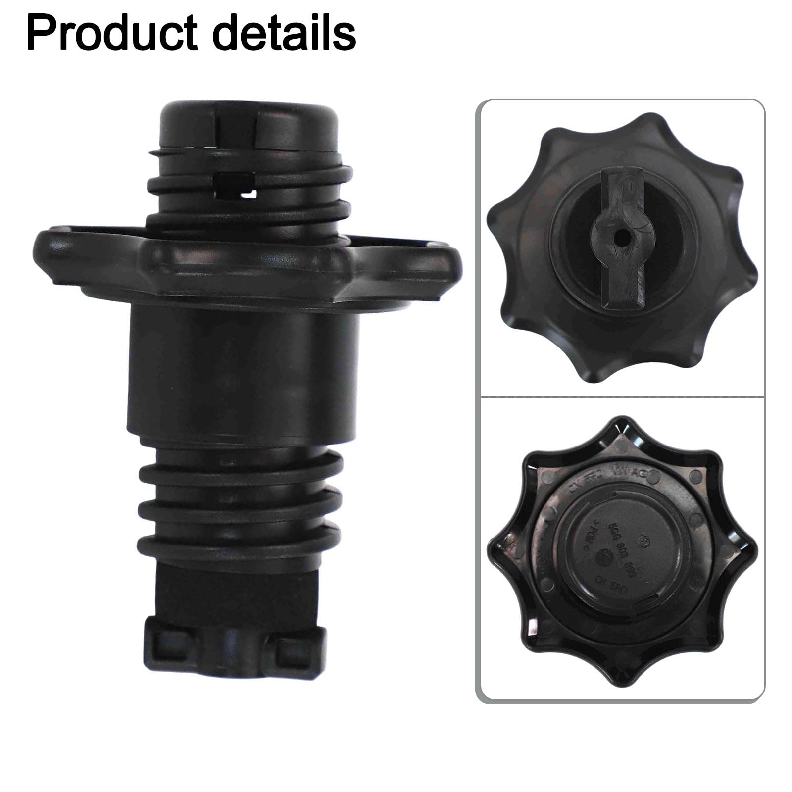 Vite per ruota di scorta, 5GG803899, ABS resistente, nero, per Golf, Passat, Tiguan, Q3, A3, T-Roc 2013-2022