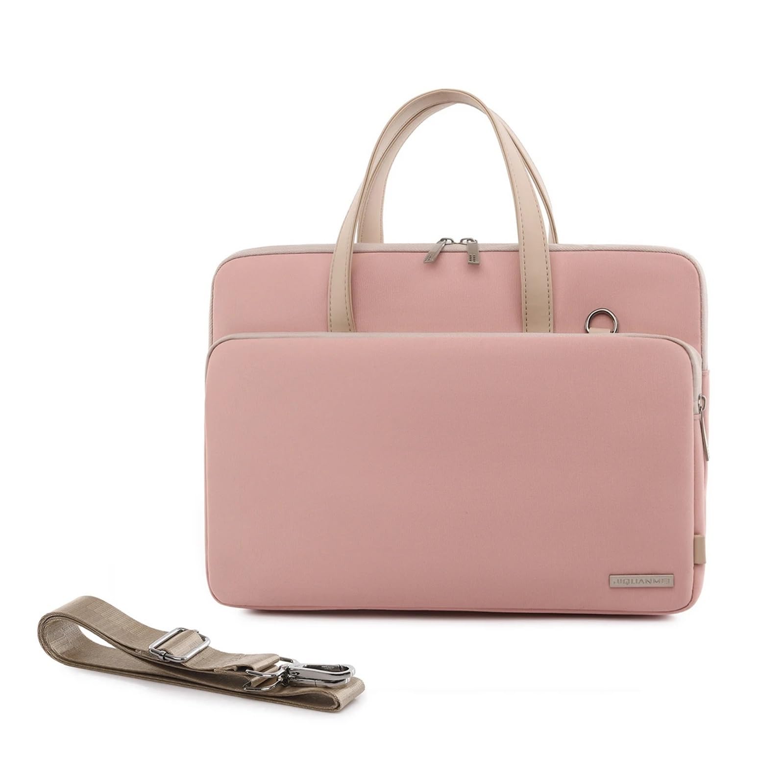Para uso en la oficina, bolsa de ordenador portátil de 13 a 16 pulgadas, funda protectora de gran capacidad, maletín de hombro cruzado, almacenamiento portátil