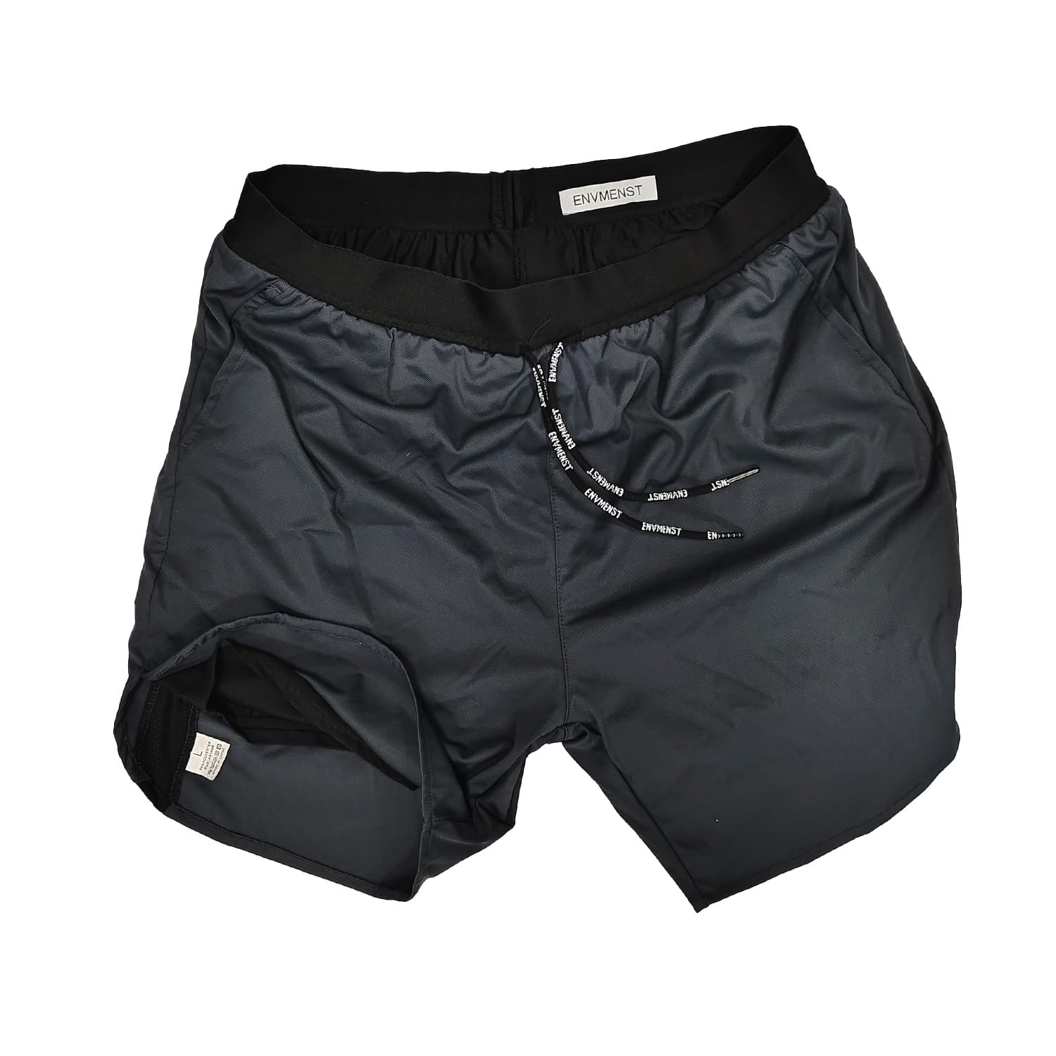 ENVMENST Mens 2 in 1 Workout Running Shorts with Liner Athletic Gym Shorts with Pockets ZQ