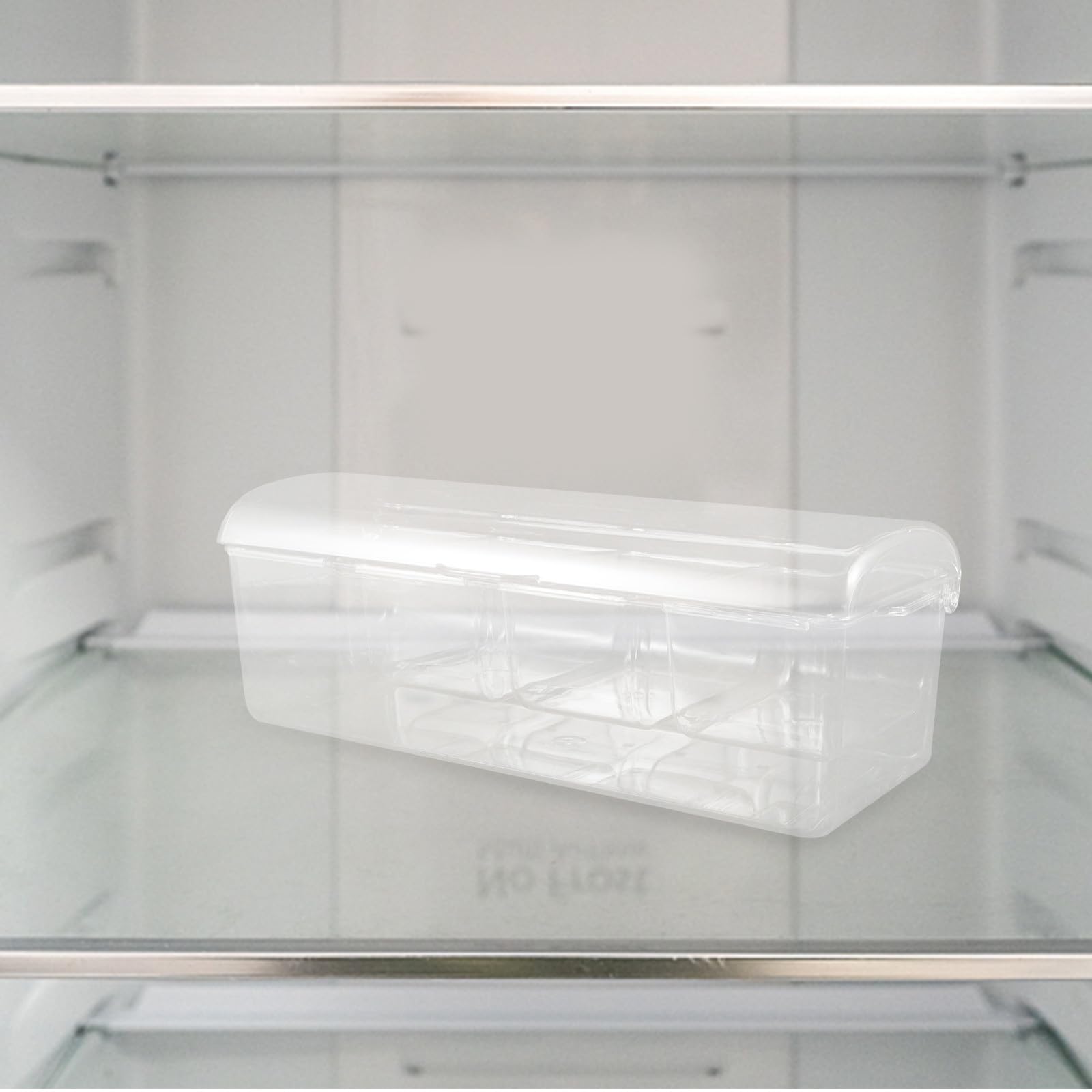 Salatbehälter und Eis Kühlen und Klappdeckel aus Kunststoff mit 4 Fächern Tragbare Kühlschrankbox zum Organisieren für Outdoor Aktivitäten und Picknick