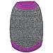 Blueberry Pet Melange Dog Sweater in Gray and Silver, Back Length 12