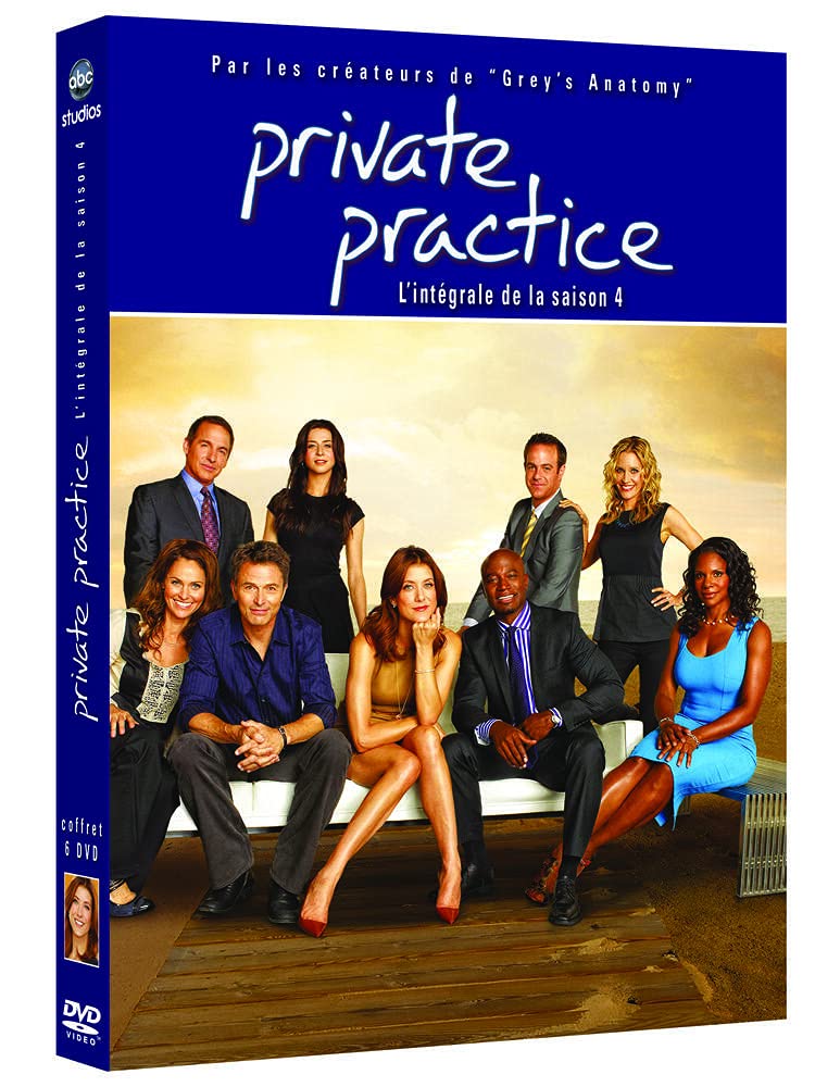 Private Practice Saison 4 en formato DVD, serie médica dramática edición Francia