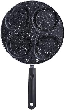 9.6in Egg Frying Pan, Pancake Pan Nonstick 4 Cups Fried Egg Pan Aluminium Alloy Cooker For Breakfast, Suitable For Gas Stove Induction Cooker