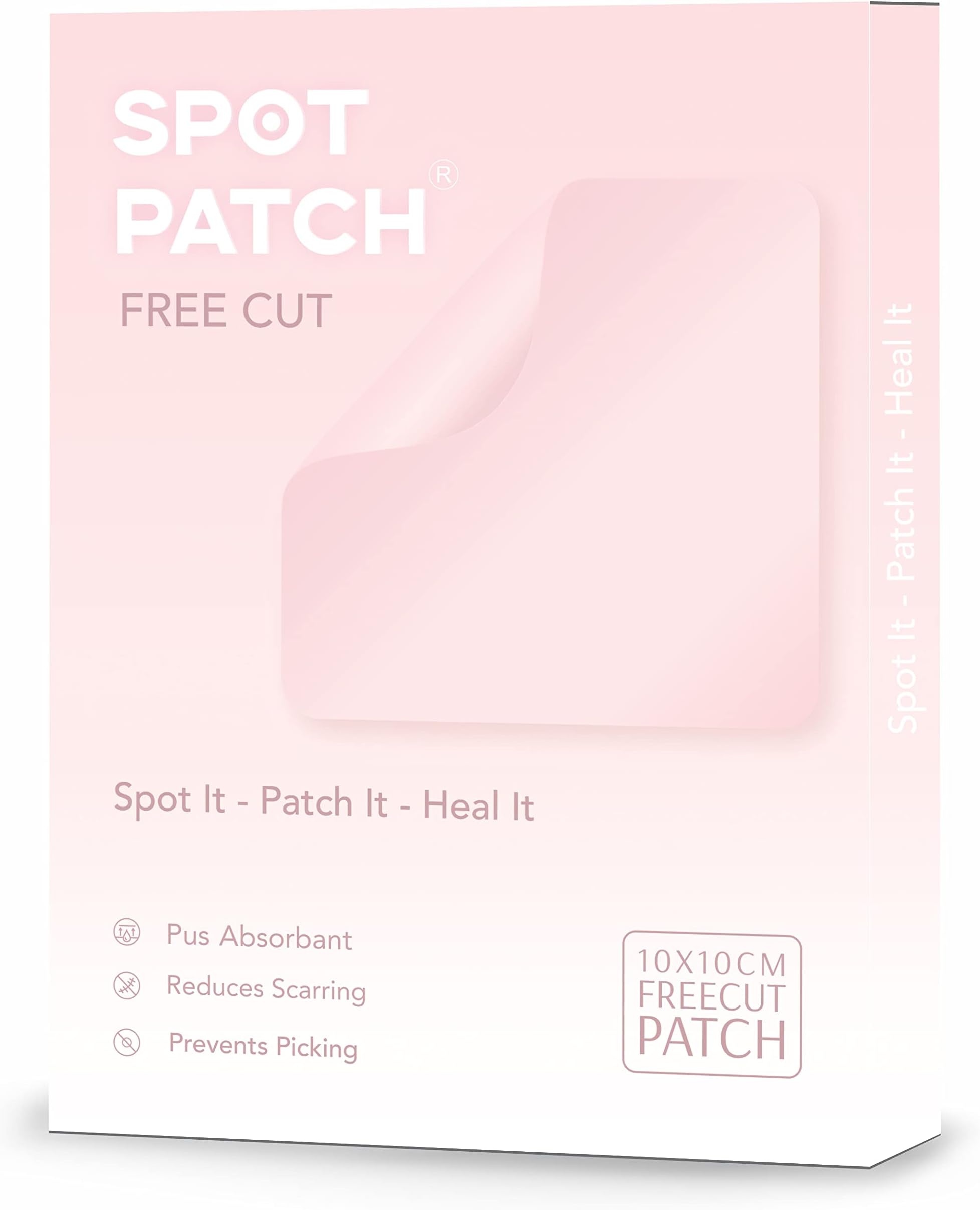 Spot Patch Free-Cut Korean Hydrocolloid Acne Pimple Blemish Patch Sheet (10cmx10cm)