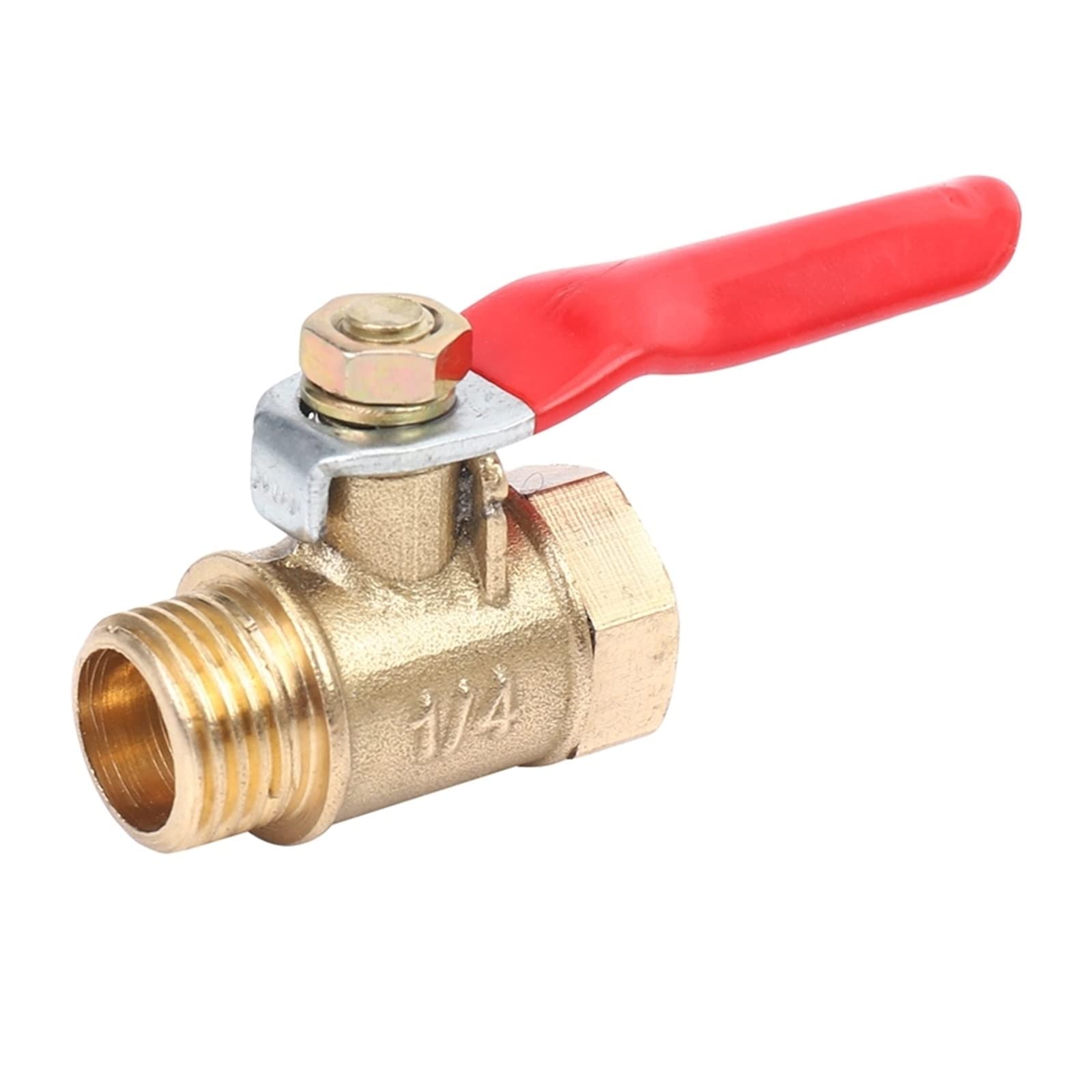 Resistir Extremos de Alta presión y Temperatura 8pcs 1/4 Pulgada válvula de balón de latón de Servicio Pesado Apagado Interruptor Macho y Hembra Escrutinio Accesorio de tubería de Rosca