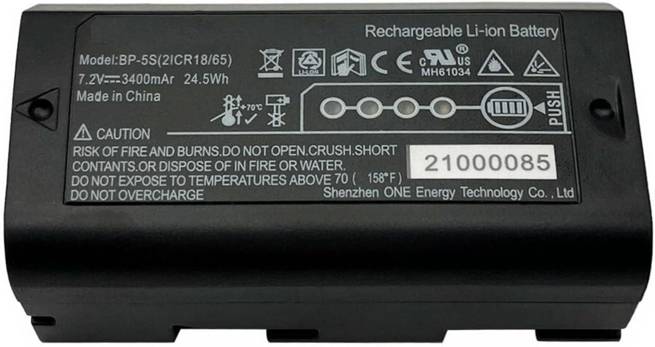 1 Pack 3400mAh 7.2V BP-5S Replacement Battery for Topcon STONEX Unistrong South X11 Data Controller