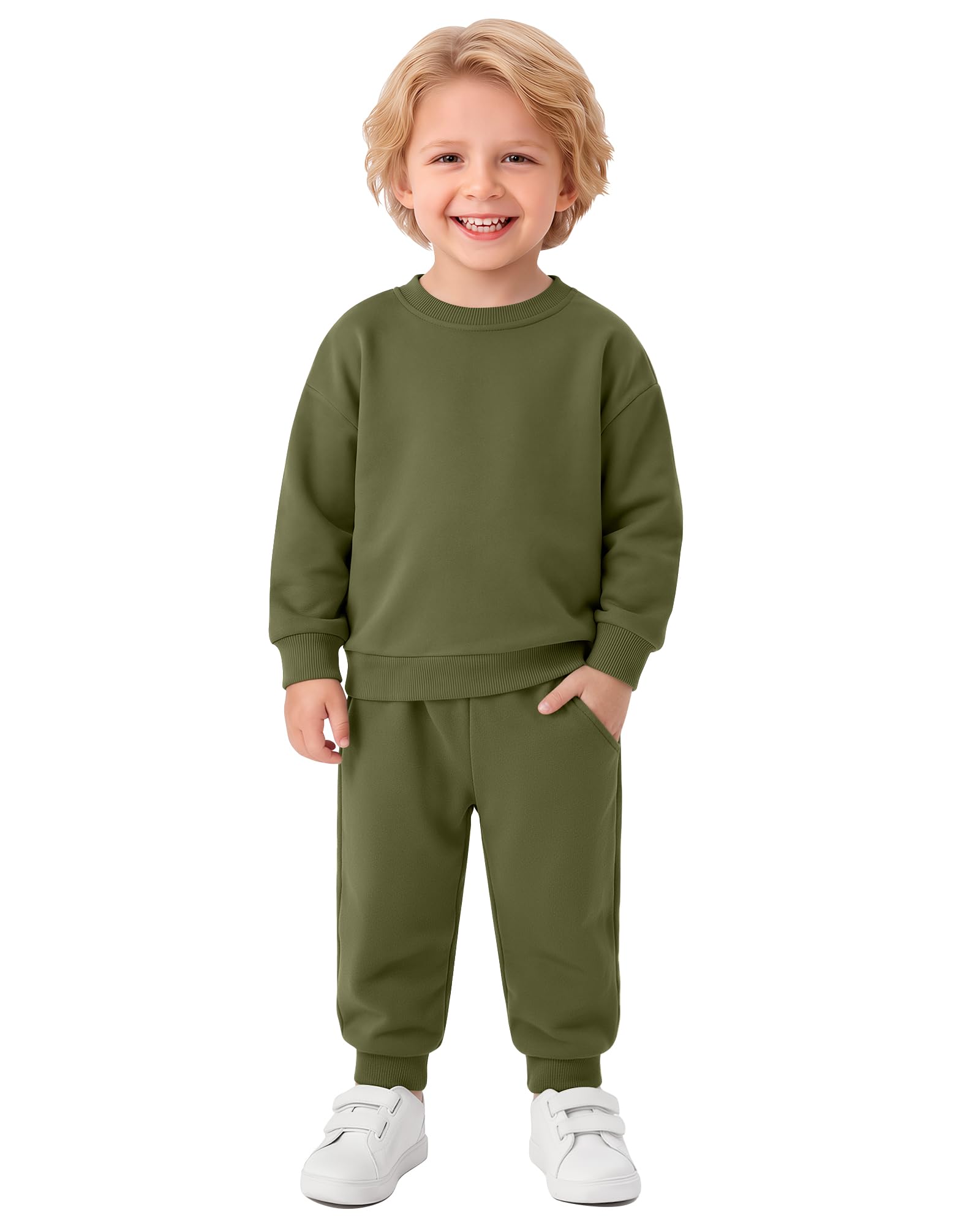 Halfchet Tuta a maniche lunghe per bambini, 2 pezzi