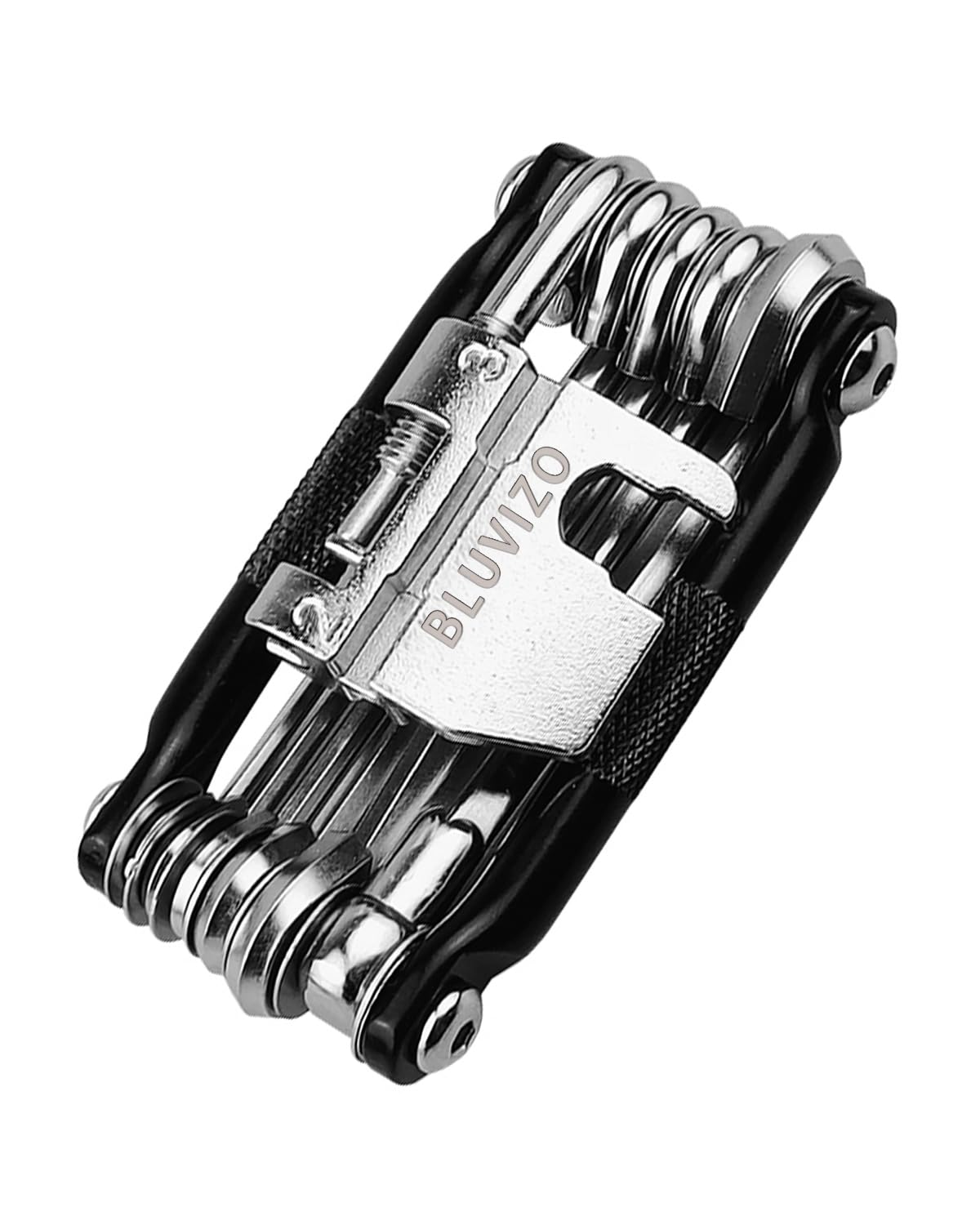 Bike Multitool Repair Tool kit: 17-IN-1 Bicycle MTB Portable Multi Tool Set - Cycling Accessories with Chain Braker Spoke Wrench 2-8mm Hex for Mountain Road Electric and City Bike