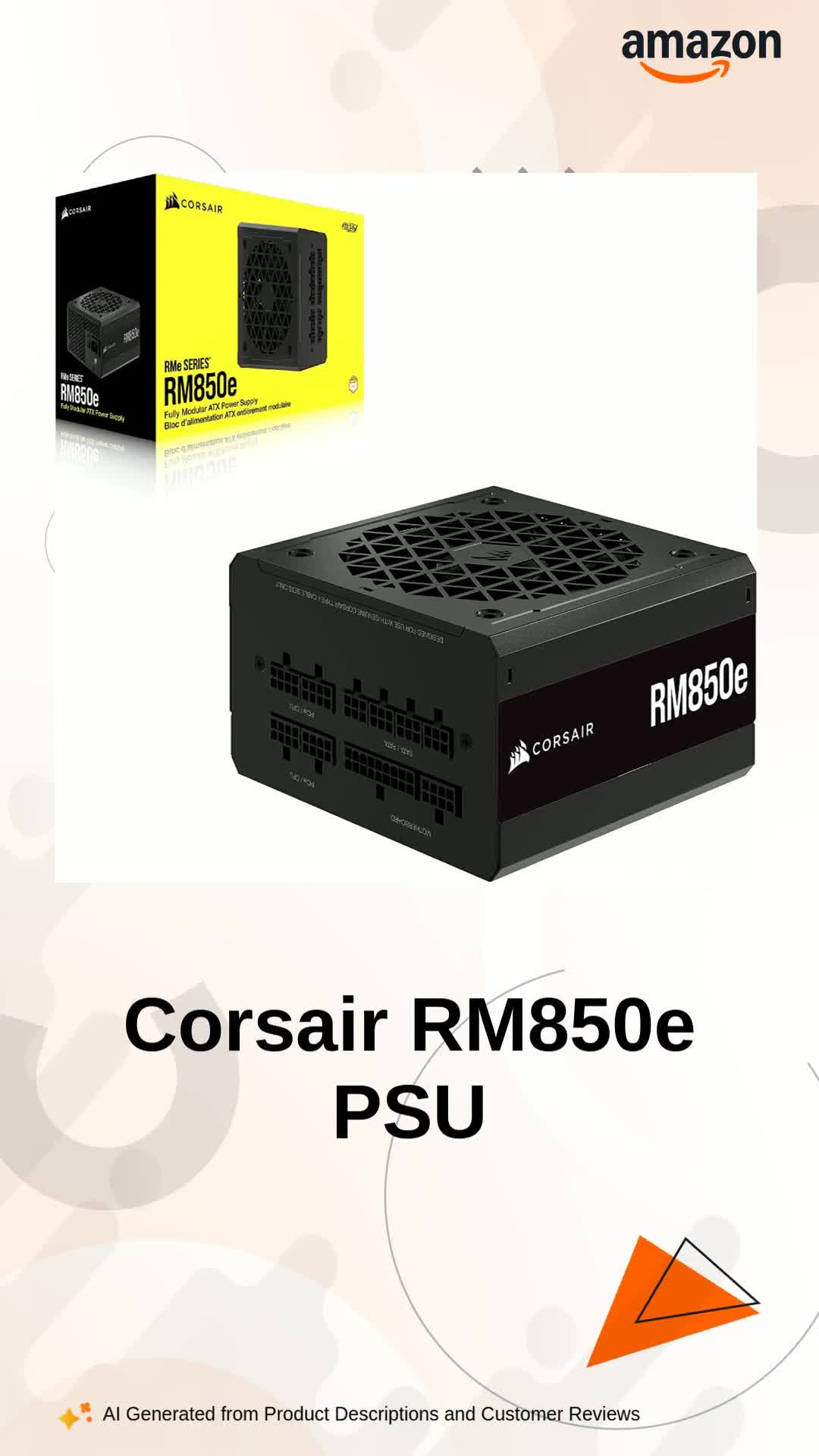 Amazon.in: Buy Corsair RM850e (2023) Fully Modular Low-Noise ATX