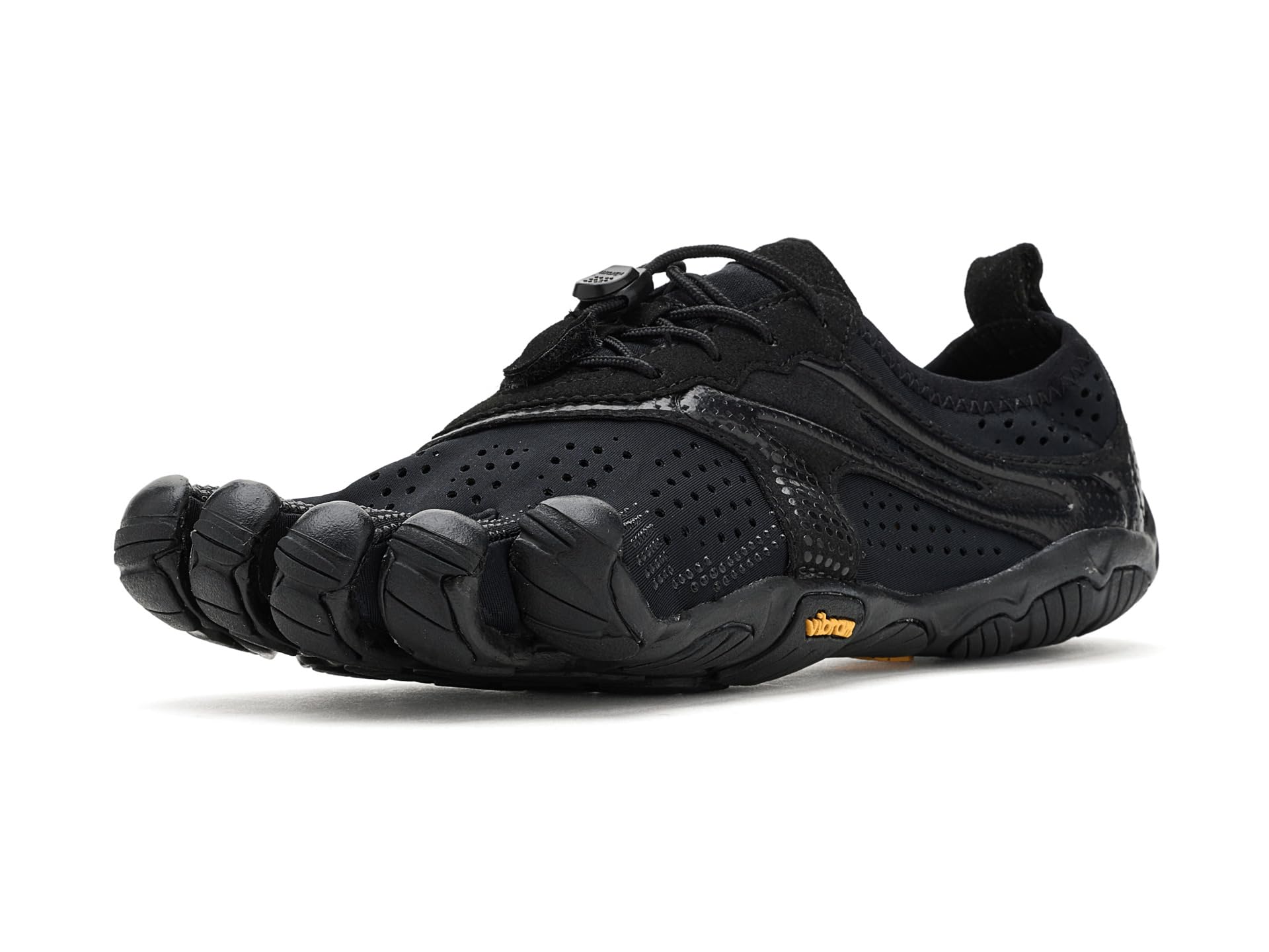 Vibram FiveFingers Women V-Run Total Black 7.5-8 Medium