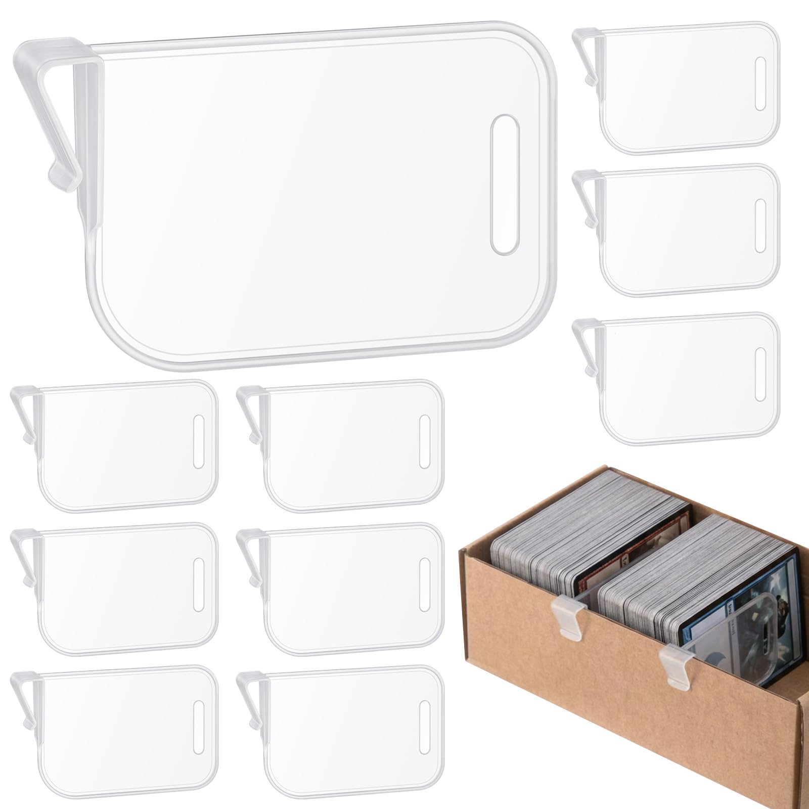 Amazon.com: Chunful 10 Pcs Card Box Dividers, PP Trading Card