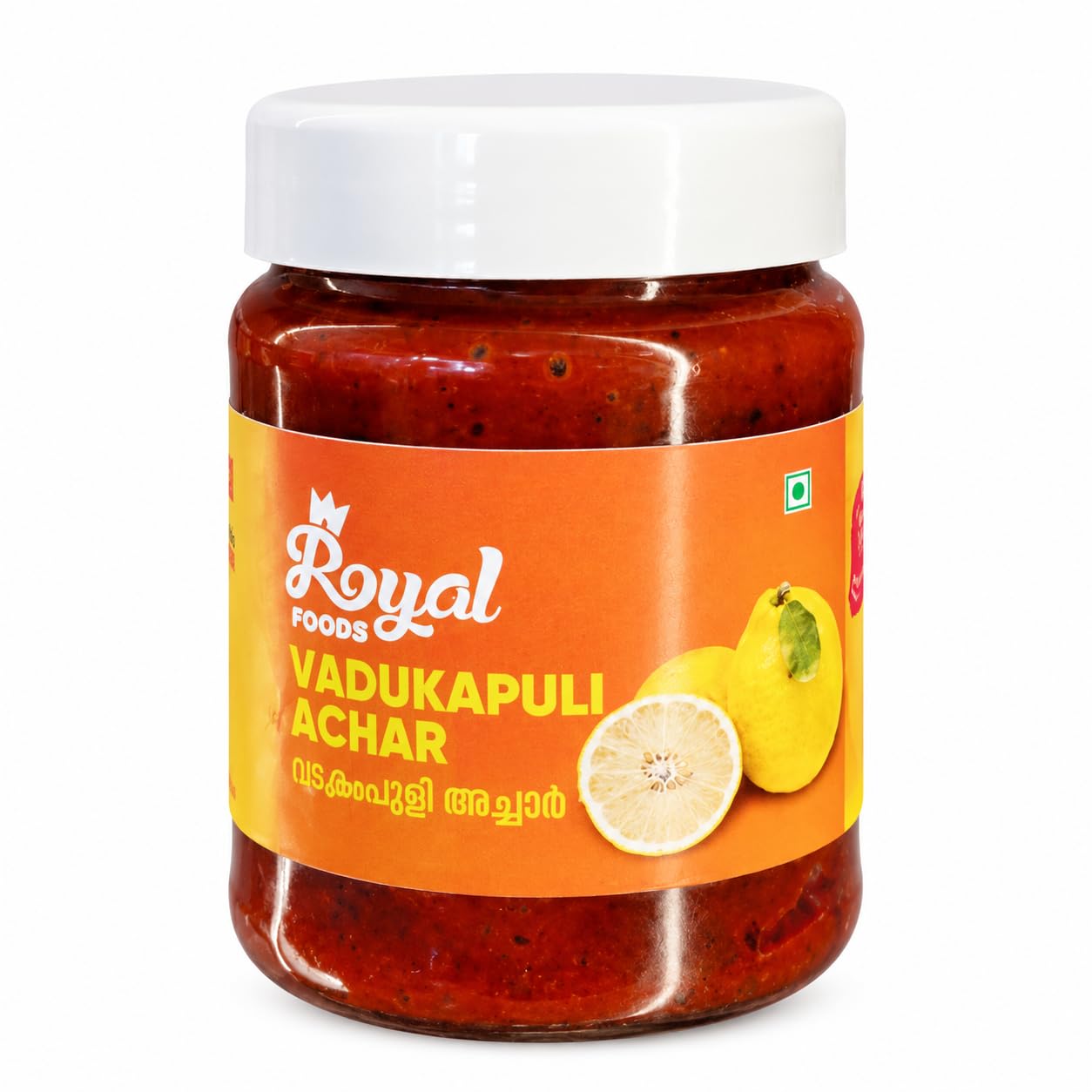 Royal Foods Vadukapuli Achar (150g) | Authentic Kerala Style Wild Lemon Pickle | Spicy & Tangy Homemade Special Vadukapuli Naranga Pickle with Gingelly Oil | Traditional South Indian Pickle Pack of 1-image-14