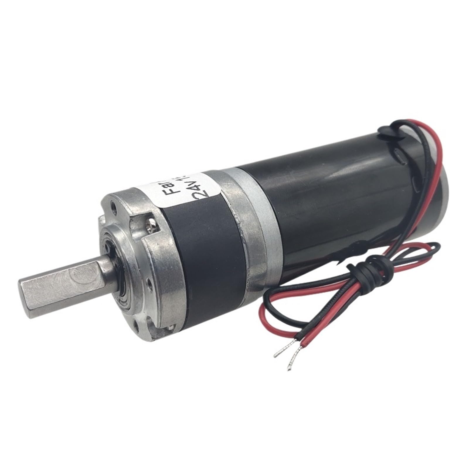 Motoriduttore planetario DC 24 V 12 V a bassa velocità piccolo diametro motore 32 mm velocità regolabile e diametro albero reversibile 6 mm o 8 mm (24 V 571 rpm 5 kgf.cm, diametro albero 8 mm)