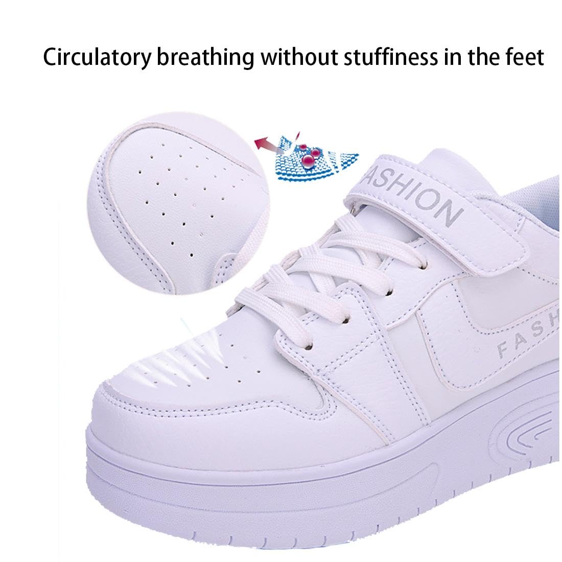 GeRRiT Skateboard Schuhe mit Rollen Drucktaste Einstellbare Turnschuhe Jungen Mädchen