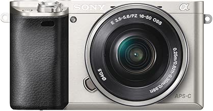 Sony ILCE6000LS Compact System Camera with SELP1650 Lens Kit Fast Auto Focus 24 MP Electronic View Finder Wi-Fi and NFC Silver Sony ILCE6000LS Compact System Camera with SELP1650 Lens Kit Fast Auto Focus 24 MP Electronic View Finder Wi-Fi and NFC Silver