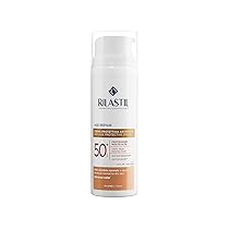 Rilastil Age Repair Crema SPF50+, Emulsione Cremosa Viso, Crema Solare Viso Colore universale, Resistente all’Acqua, per Pelle Sensibile, Confezione da 50ml