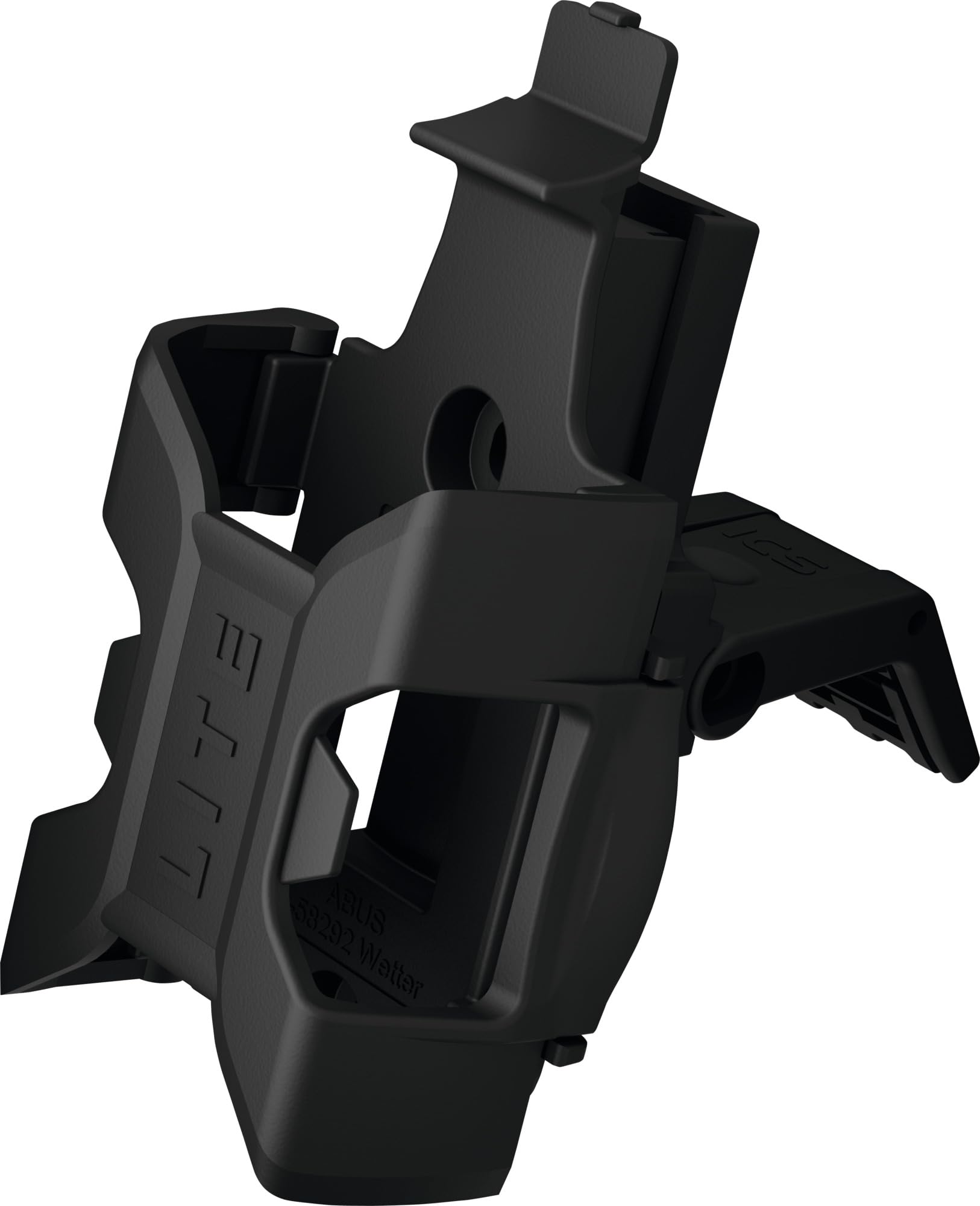 Abus Halter Sh 6055 Siodełko królewskie, uchwyt na kłódkę rowerową unisex, czarny, jeden rozmiar