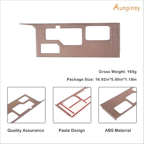 Vista 36 de Aunginsy Cubierta de panel de palanca de cambios de control central, compatible con Toyota Tundra/Sequoia 2022-2024, consola de palanca de cambios