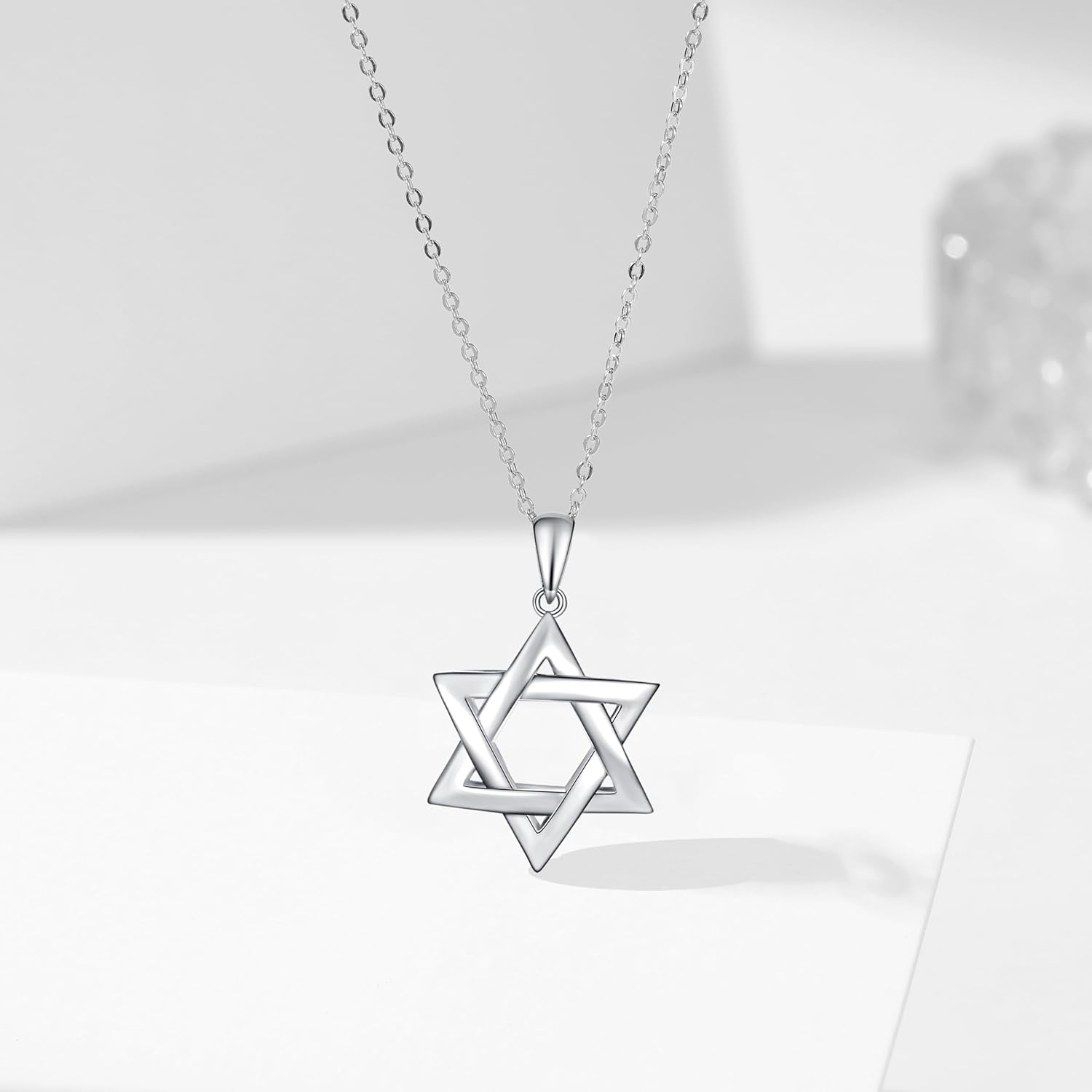 Stella Di Davide Collana Esagramma In Argento 925 Collana Pendente Gioielli Regalo Per Le Donne - Image 3