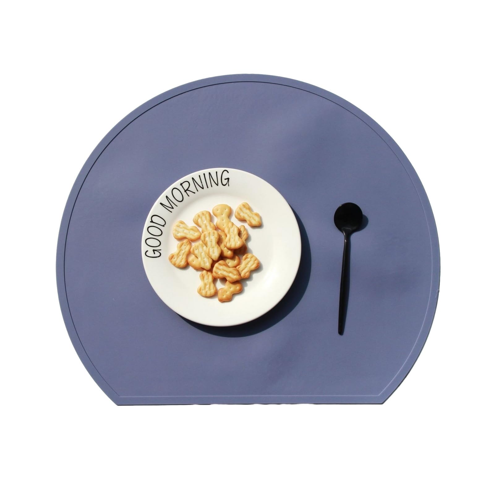 Silicone Placemats, Non-Slip Waterproof Dining Table Mat, Heat-Resistant Kitchen Placemat for Dining Room, Coffee Table