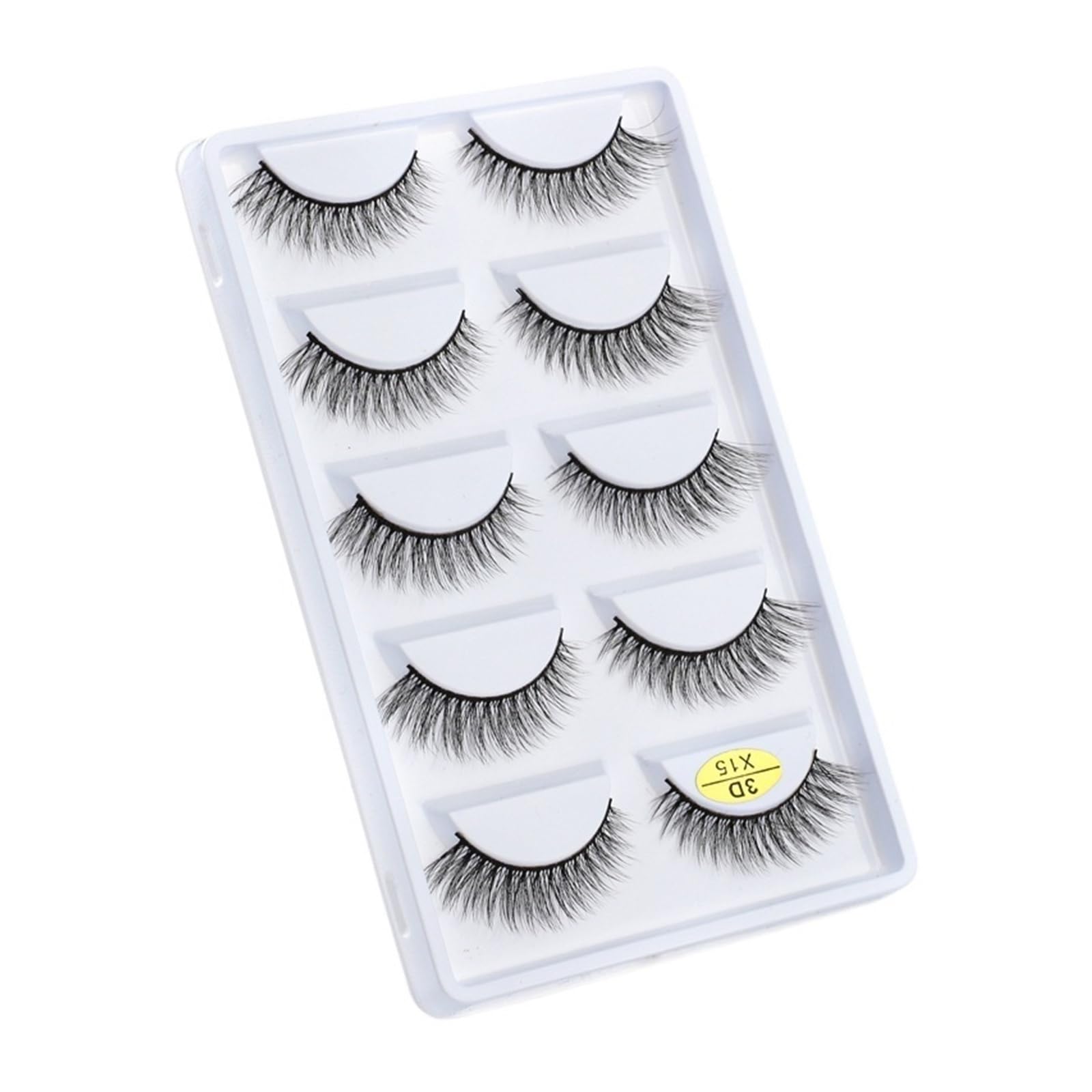 UAMOU Mink Eyelashes 10 50 100 Boxes Wispy 3D Mink Lashes Makeup Natural Long Volume False Eyelashes Bulk