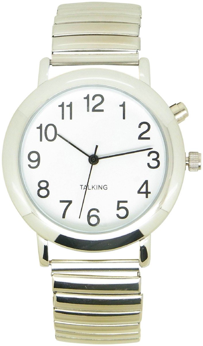 The Braille Store Talking Calendar Watch with Stretch Band