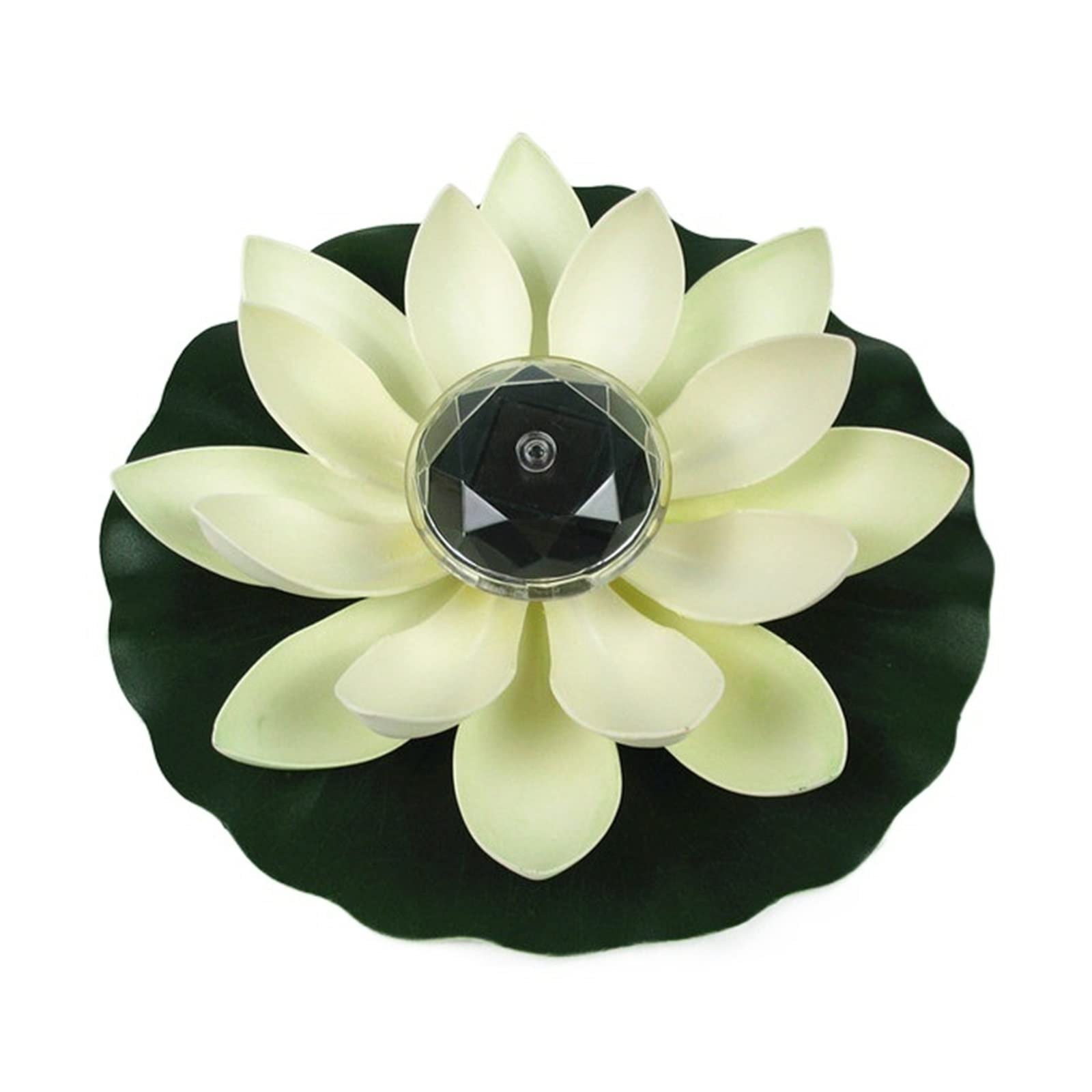 Floating Solar Fountain Waterfall Pool Pond Bird Bath Panel Powered Water Pump Lotus Garden Decoration Efficient Use Of Energy(White)