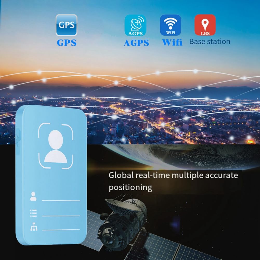 4G Lokalizator GPS Alarm Osobisty Alarm Niebieski identyfikator dla studentów pracujących z funkcją rozmowy dla starszych studentów