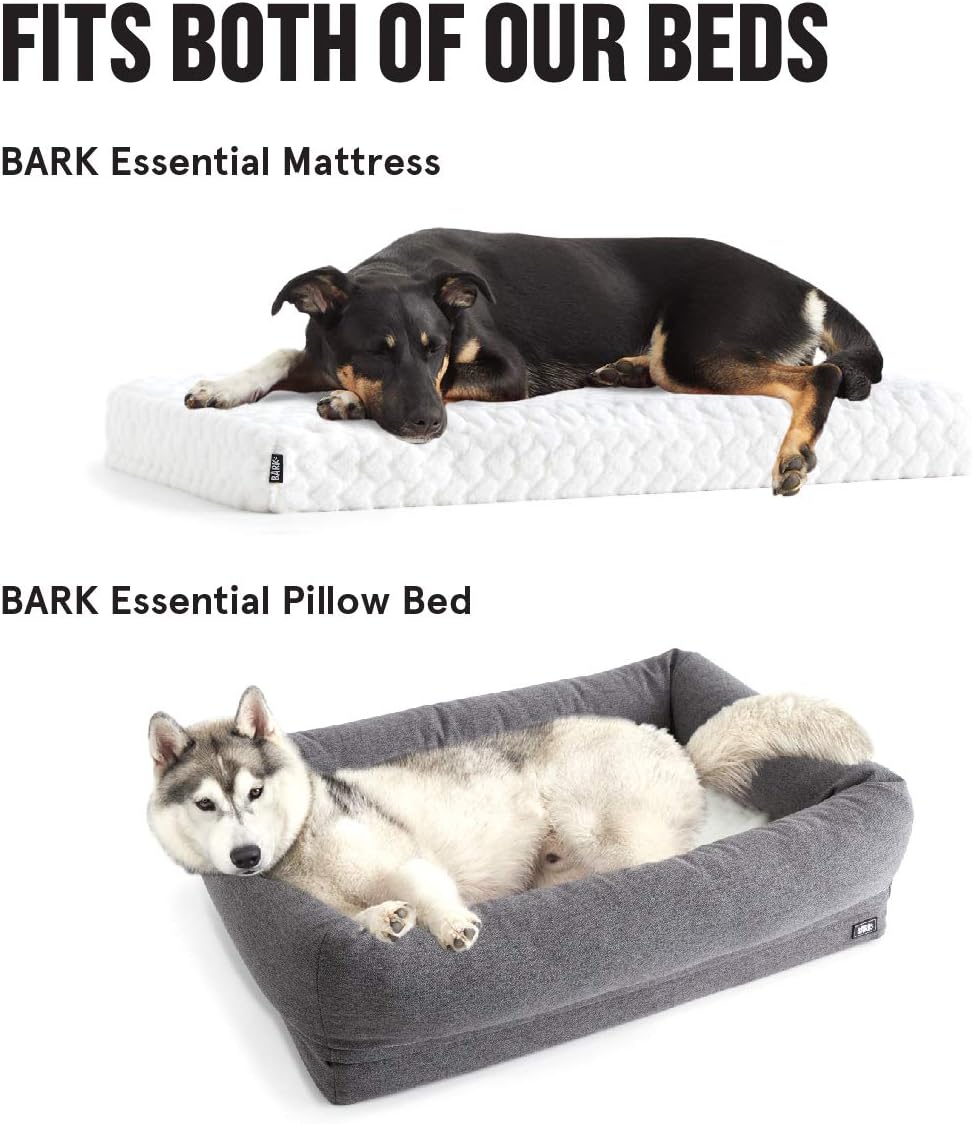 Barkbox Replacement Cover for Memory Foam Dog Bed | Washable and Water-Resistant Duvet Sheet Orthopedic Pet Bed | for Small, Medium, Large, and Extra Large Beds | Cover Only - Bed Separate