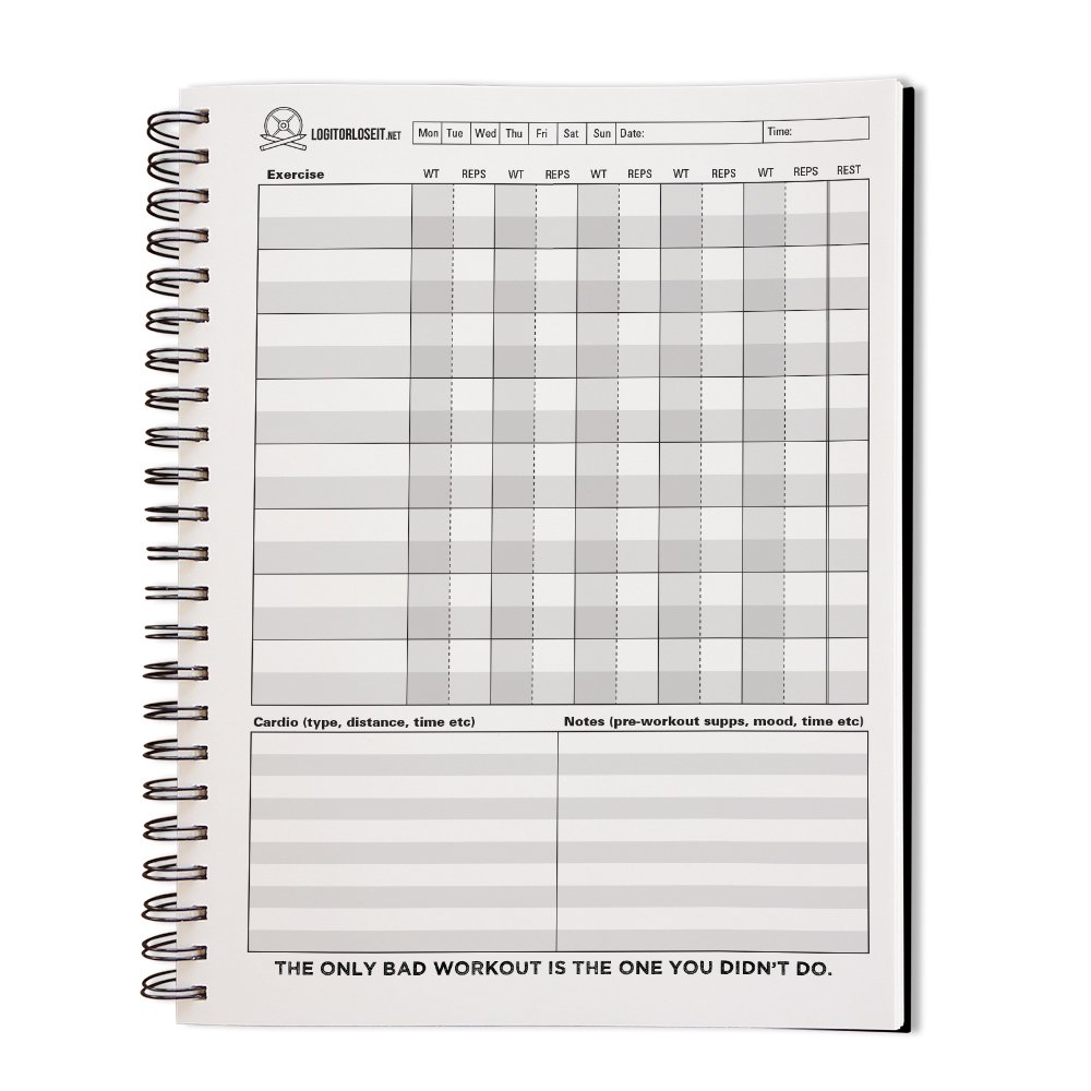 XL Version of The Original Gym Diary A5 Weight Training Log Book Buy