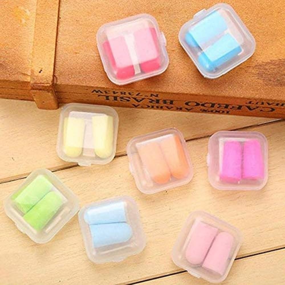 Shoppy shop 6pcs/3 box Noise Proof Earplugs Soundproof Earplug Foam Travel Learning Sleeping Aid Snore Prevention Sound-proofing L3-image-13