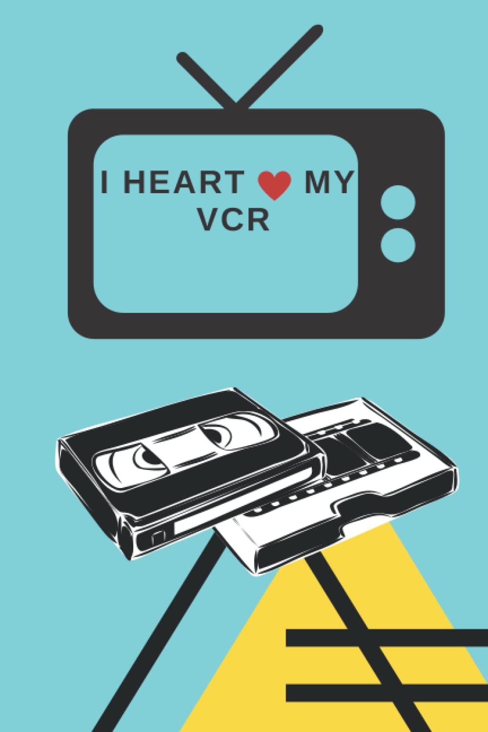 I HEART MY VCR: Dot grid journal; notebook