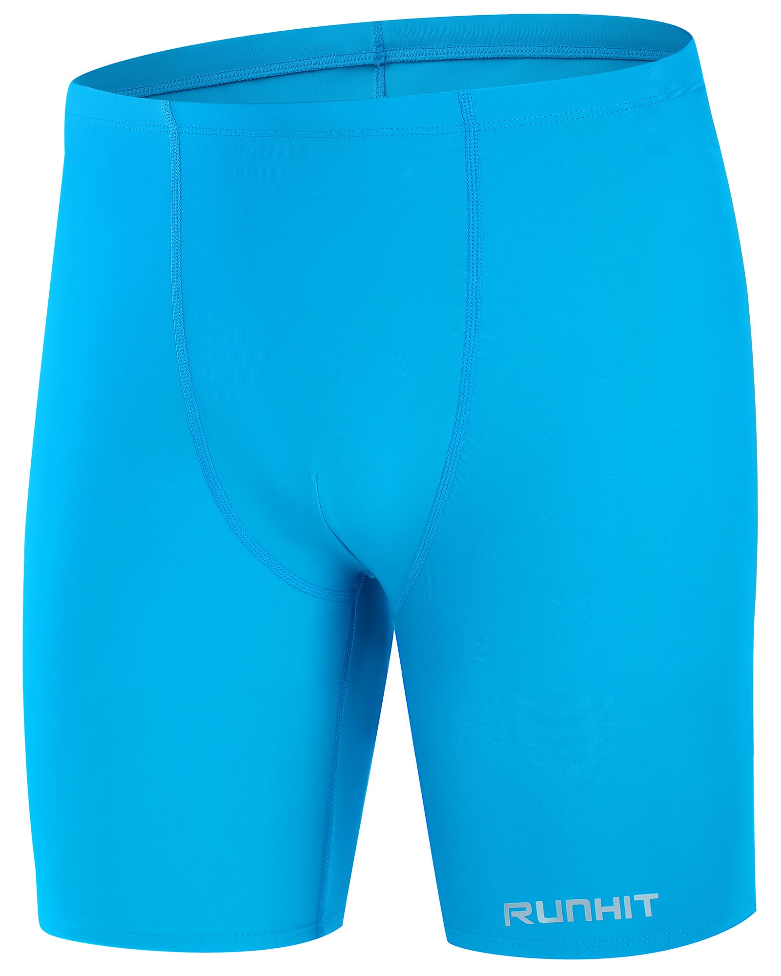 Runhit Badehose Herren Enganliegend, Schnelltrocknende Schwimmhose Kurz 5–6 Zoll, Elastische Badehose für Schwimmen & Training