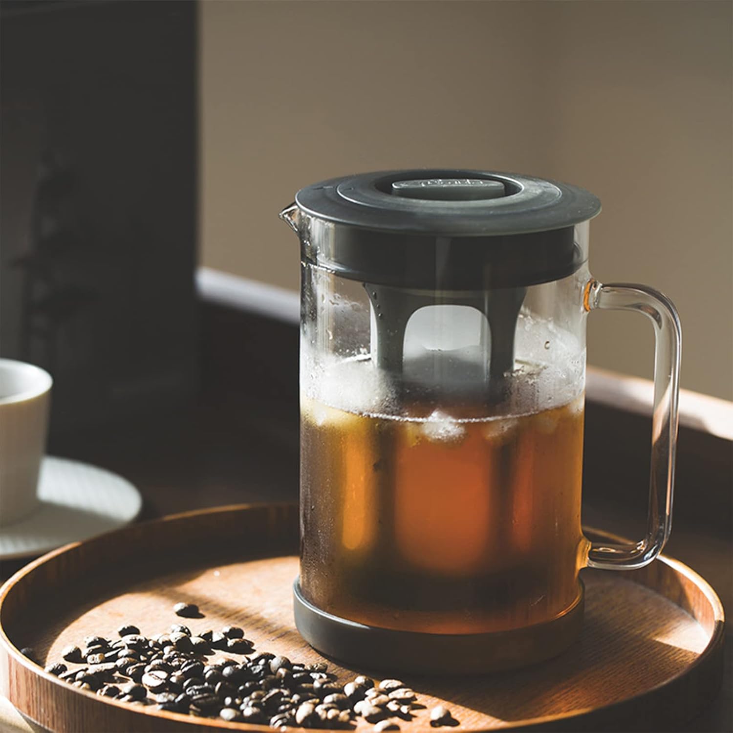 Coffee Pot Coffee Maker 1.5L Large Capacity Coffee Filter Pot Filter Moka Pot to Brew Coffee Home Hand Brewed Sharing Pot Kitchen