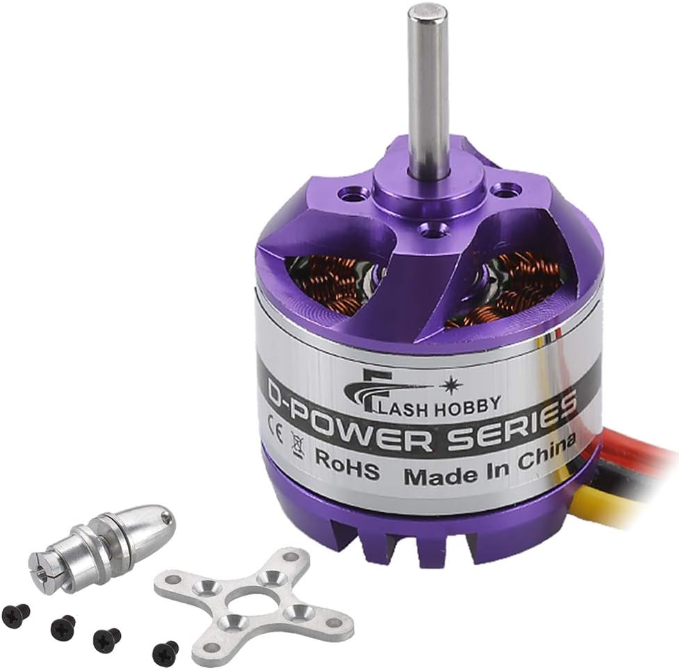 FlashHobby D2830 Brushless Motor 1000KV RC Airplane Helicopter Brushless Outrunner Motor (1000kv)