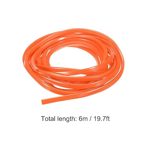 Miniatura 2 de MECCANIXITY - Cubierta plana de sello naranja para ranura de perfil de aluminio 6M 8mm 3030 4040 Serie para accesorios de impresora 3D, paquete de 1