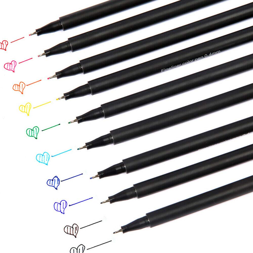 Fineliner pennen, Funnasting Set van 36 kleuren Art pennen, tekenpennen
