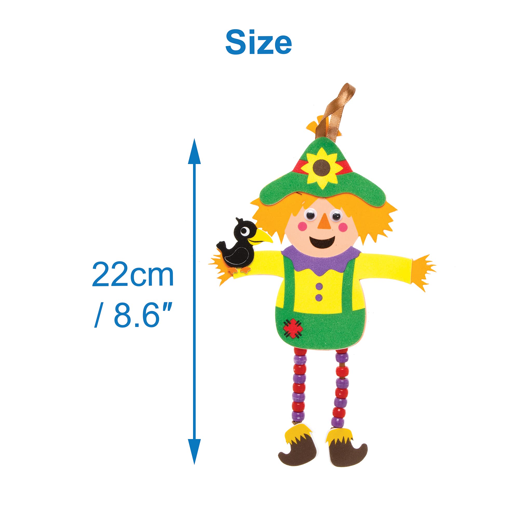 FE655 Kit De Perles Enfants Motif Épouvantail - Lot De 5