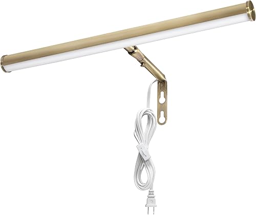 Maxxima Luz LED de pared de 14 pulgadas, pantalla LED integrada, 3000 K blanco cálido, 200 lúmenes, incluye interruptor de encendidoapagado, luz