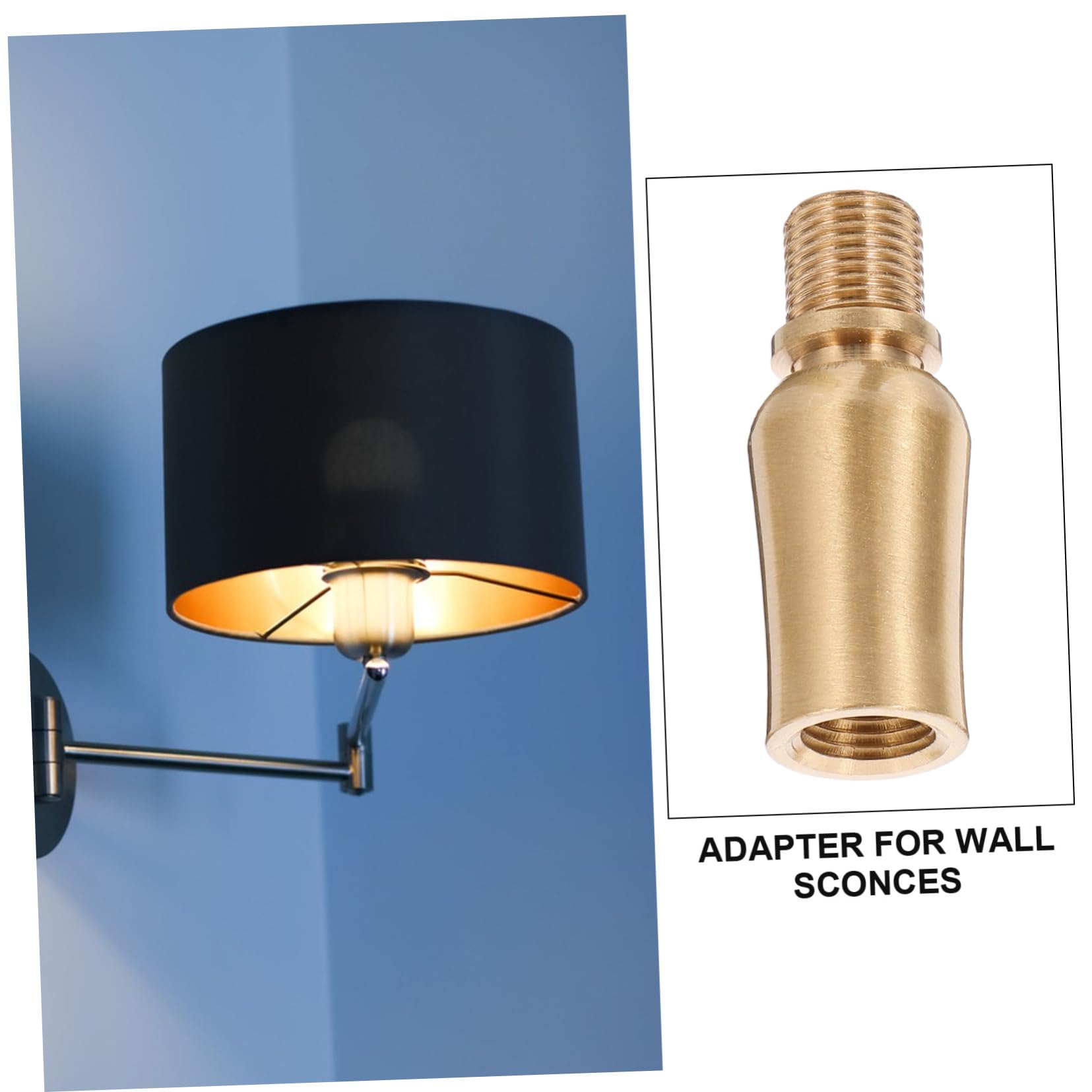 Pack van vijf M10 schroefdraad Studding Rod tepelbuizen elektrische lamp Socket Hol voor kroonluchter, plafondlamp lampen of elk type projecten. (5mm moer