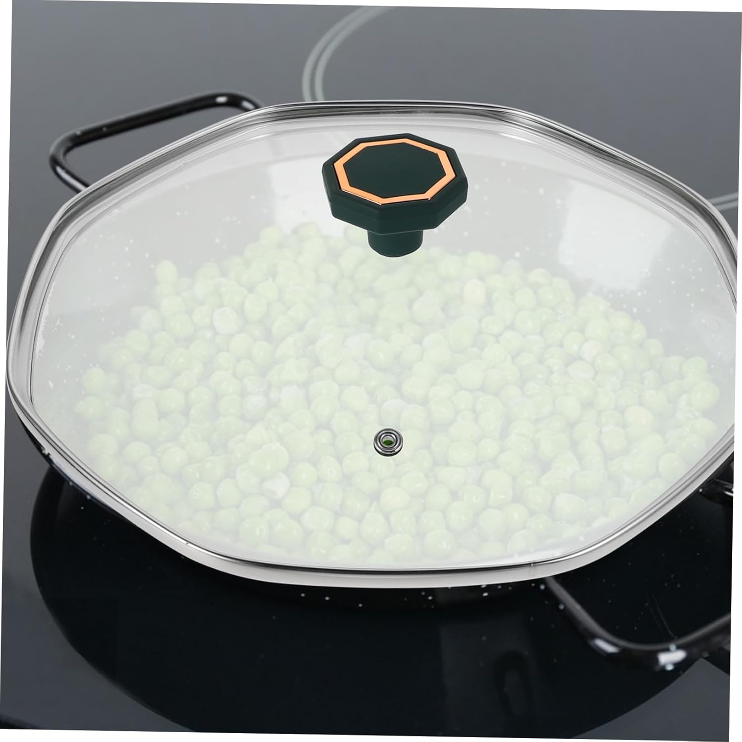 Replacement Lid for Cooking Pots Glass Cookware Cover Skillets Cover Easy to Clean Dishwasher Safe