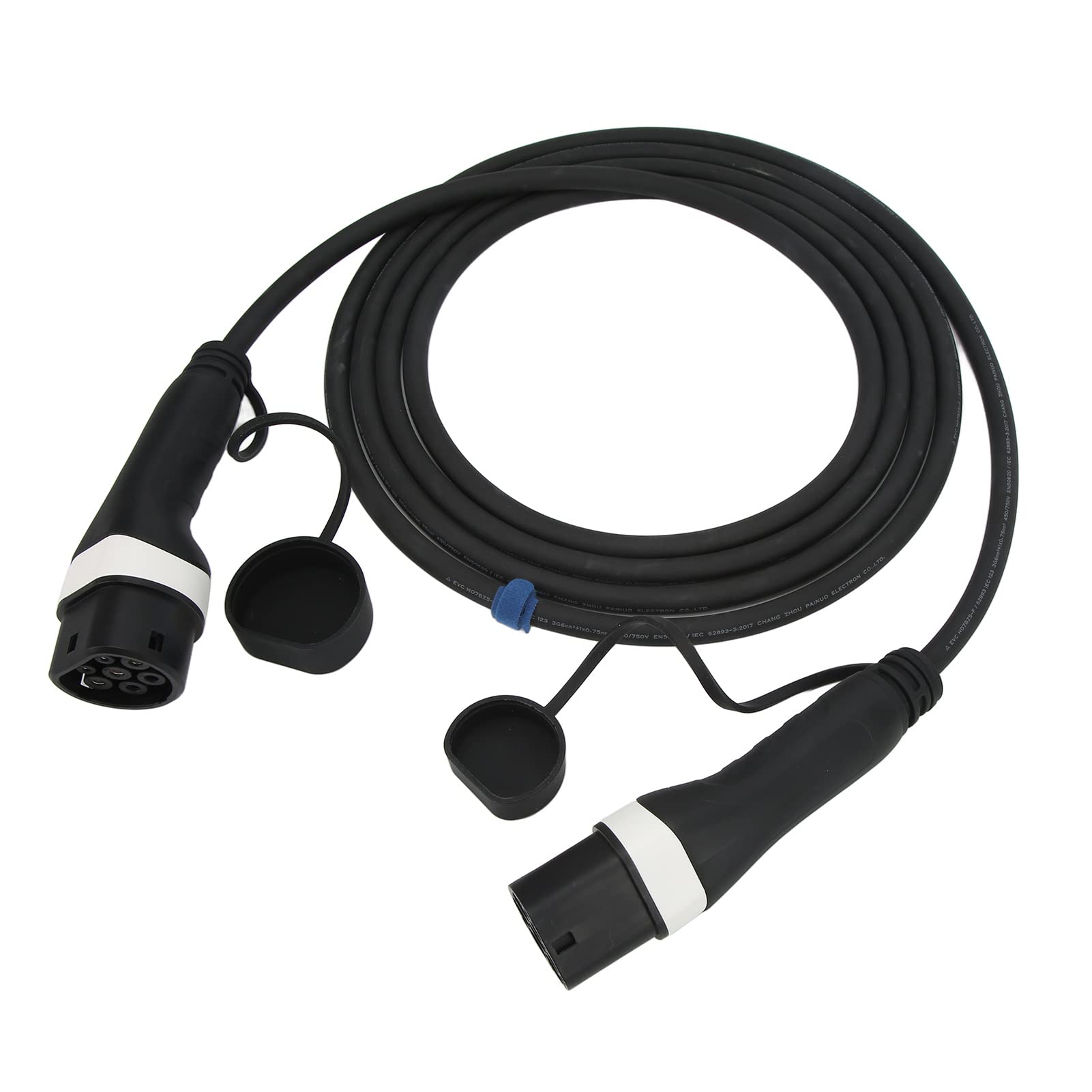 Yctze Wtyczka ładowarki Pojazdu Elektrycznego Typu 2 do Typu 2, Kabel ładujący 16 A i Mocy 3,6 KW, długość Przewodu 5 M do Samochodów Elektrycznych i Hybrydowych, wodoodporność IP65