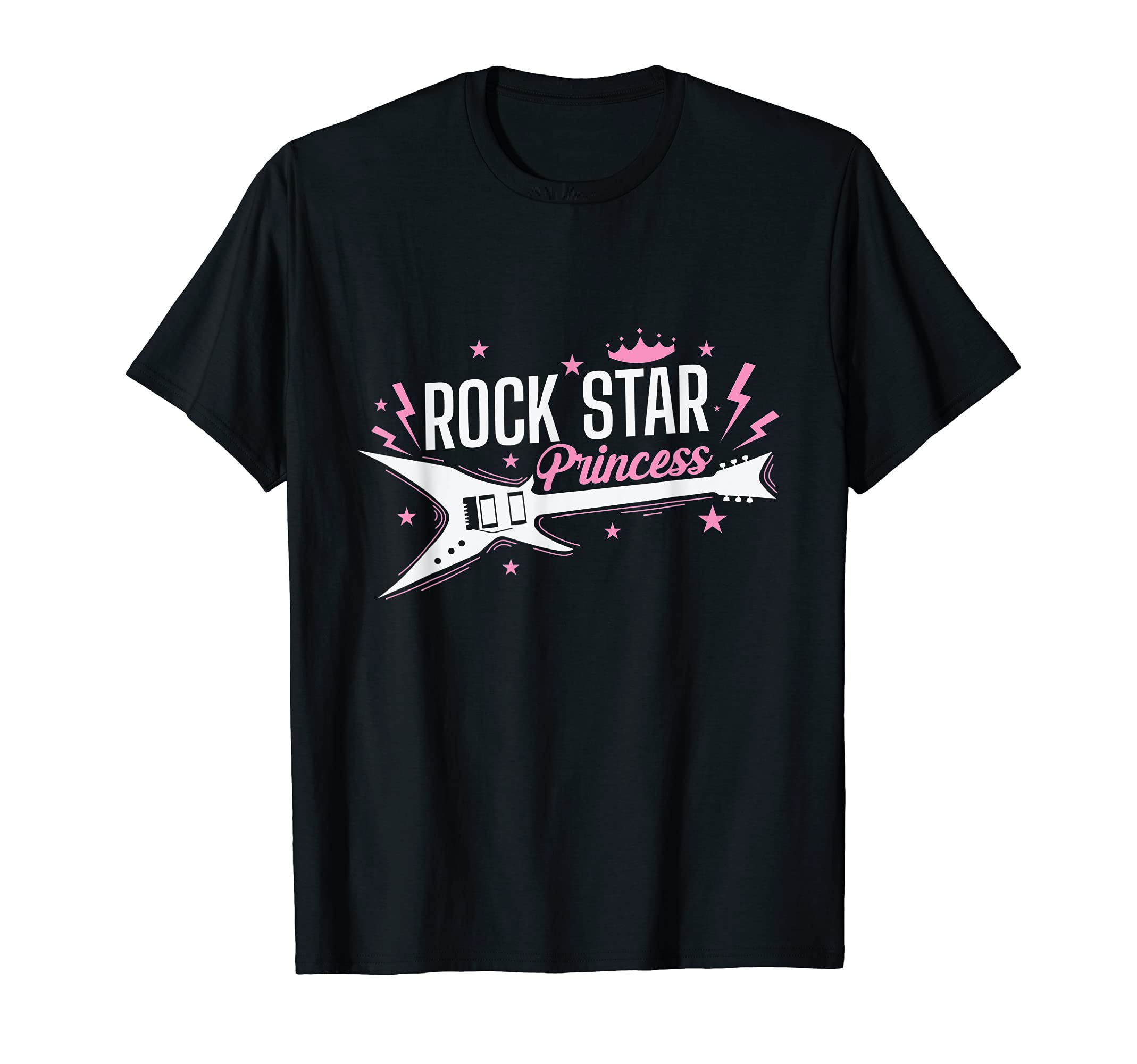 princess daughter girl sister child guitar musicRock Star Princess Guitar Music T-ShirtOEKO-TEX STANDARD 100