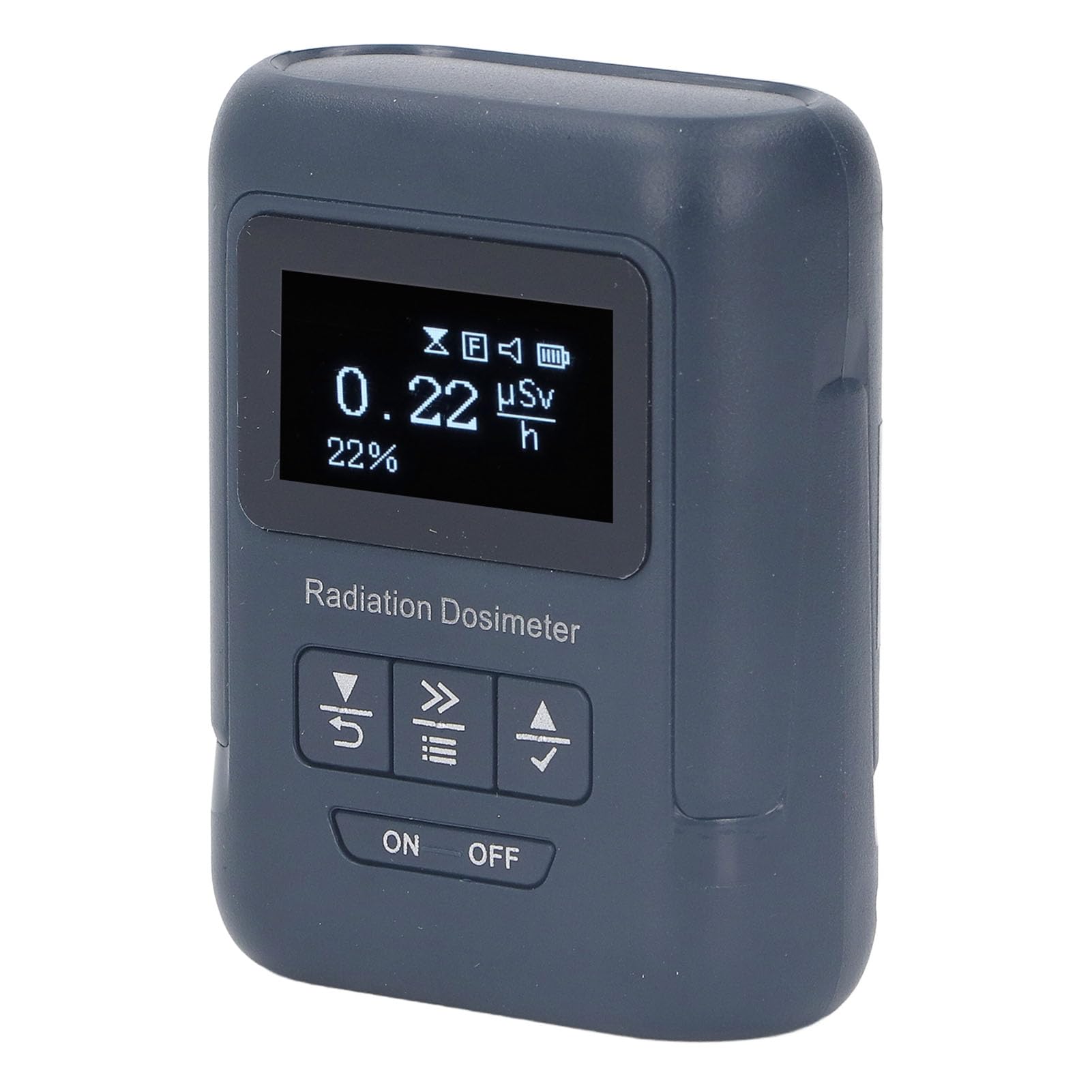 Dosimeter Geiger Counter, Alpha Beta Gamma X Ray Tester, Automatic Alarms for Manual Thresholds Pressure Resistant Fall Resistant - Image 2