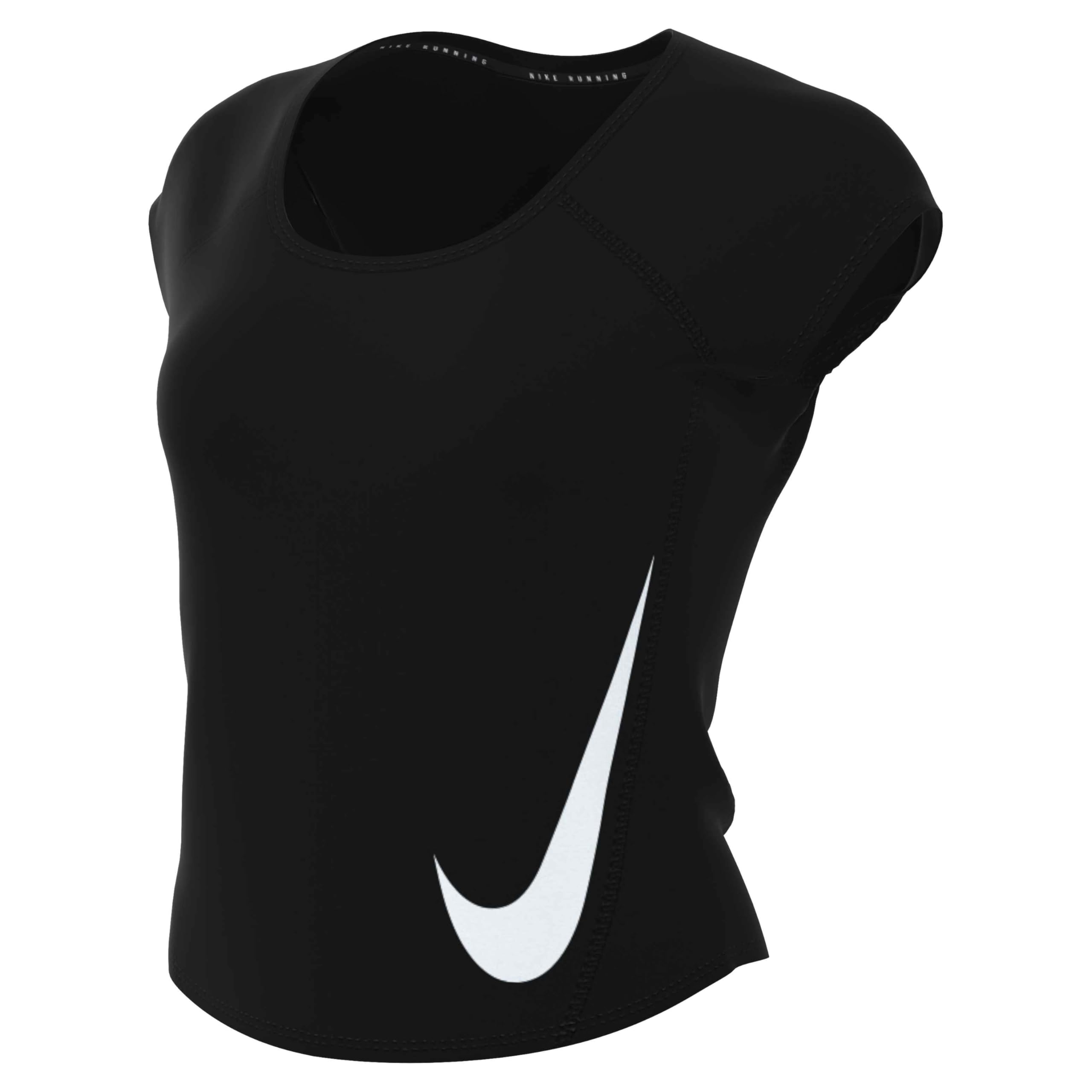 NIKE W NK Tempo Swoosh Run DF SS Short-Sleeved Shirt
