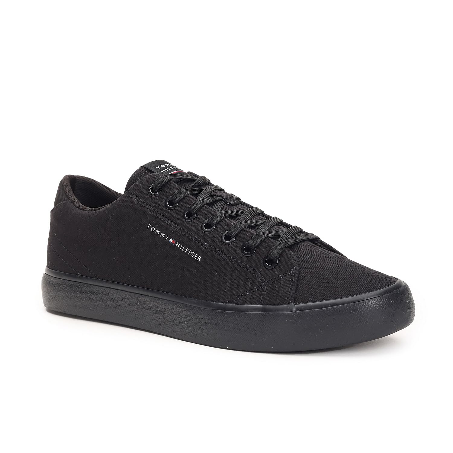 Tommy Hilfiger Cotton Solid Black Men Flat Sneakers (F23HMFW206) Size- 45 (B0CL2J5C3L) Amazon Price History, Amazon Price Tracker