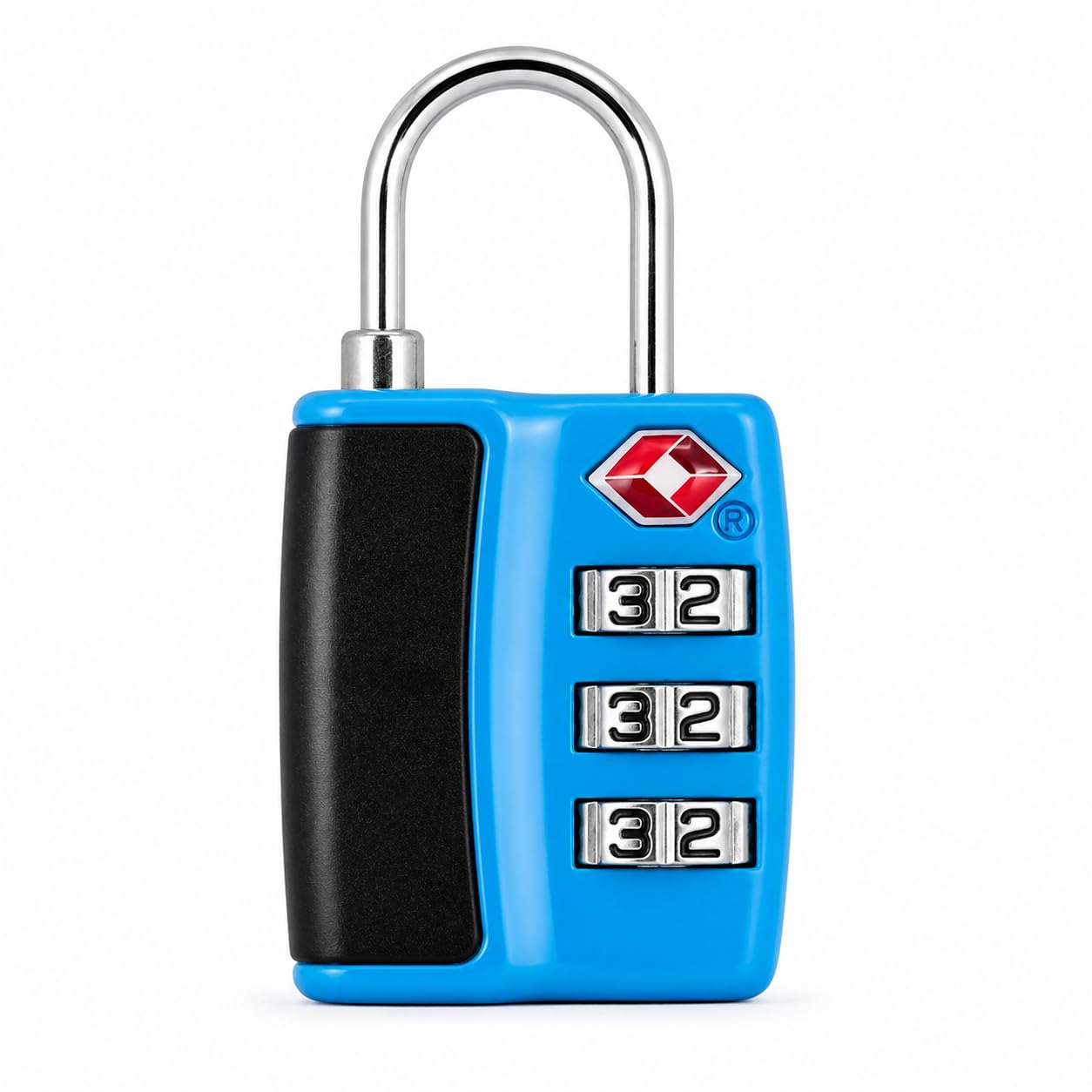 QUIRA TSA Approved 3 Digit Combination Luggage Lock for Travel, Resettable Security Padlock for Suitcase, Backpack, Locker, Gym, Cabinet & Bags (Blue)-picture-22
