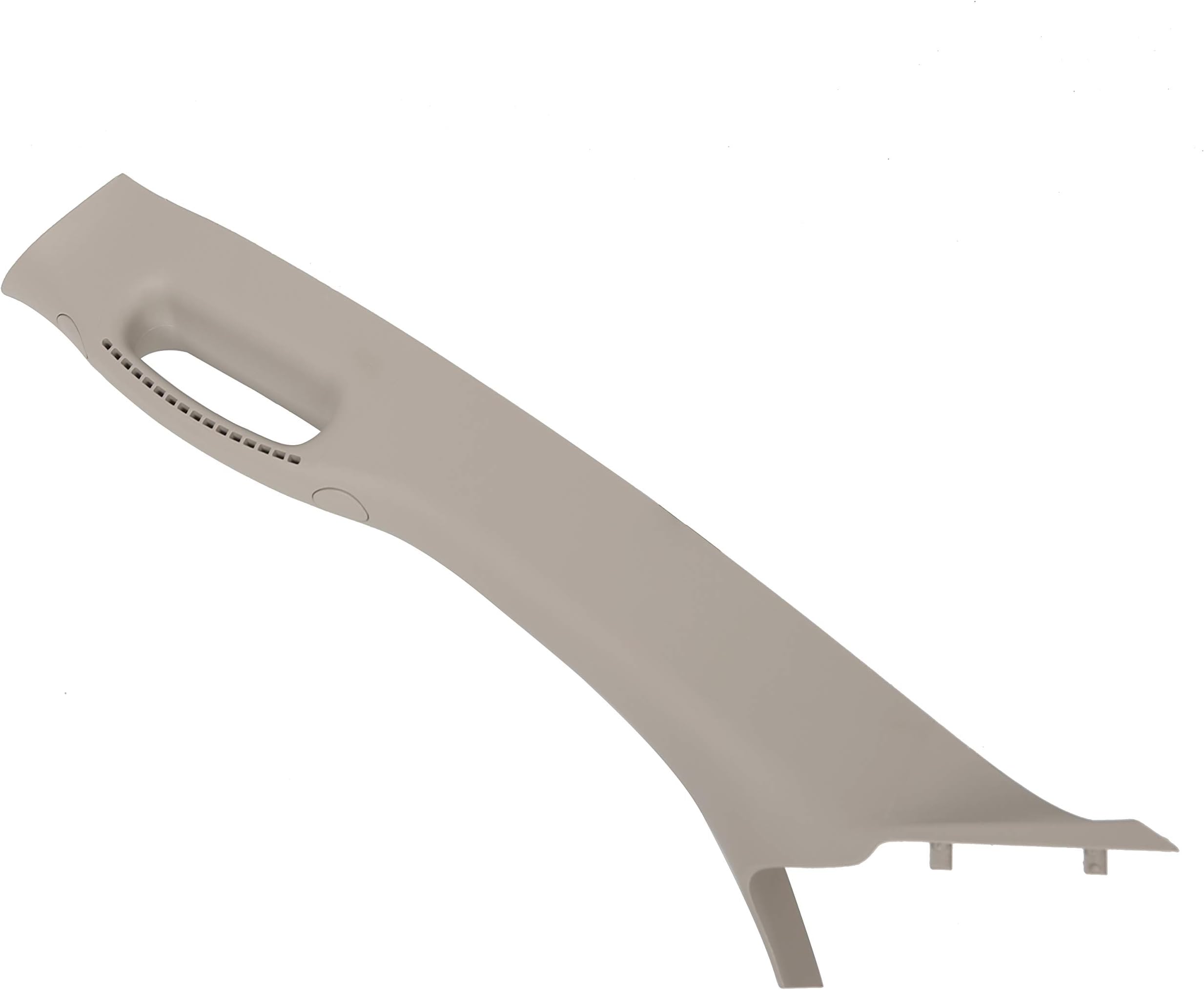 HECASA Front Left A Pillar Grab Handle Molding Trim Fits 2002-2010 Dodge Ram 1500 2500 3500 Pickup Truck Replacement for 1TE75BD1AA 5GR29TL2AF Driver Side Windshield Post Interior Trim Beige