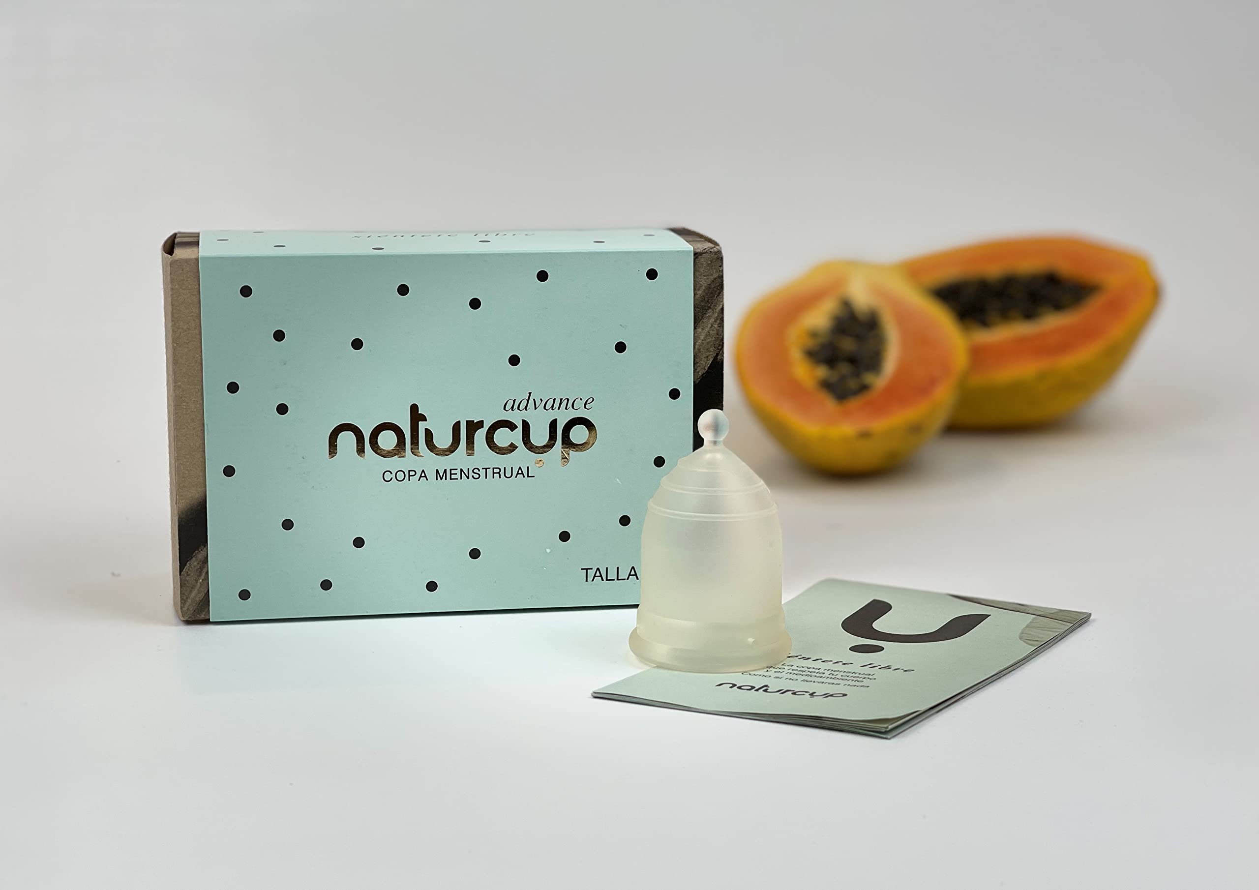 NaturcupAdvance Menstrual Cup Size 1 (S/M) with Menstrual Accompaniment App and 6 Month Warranty