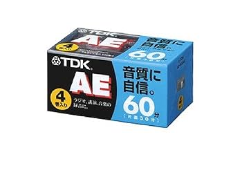 TDK AE-60 カセットテープ 新品＋未使用32本！ Amazon | TDK オーディオカセットテープ AE 60分4巻パック [AE